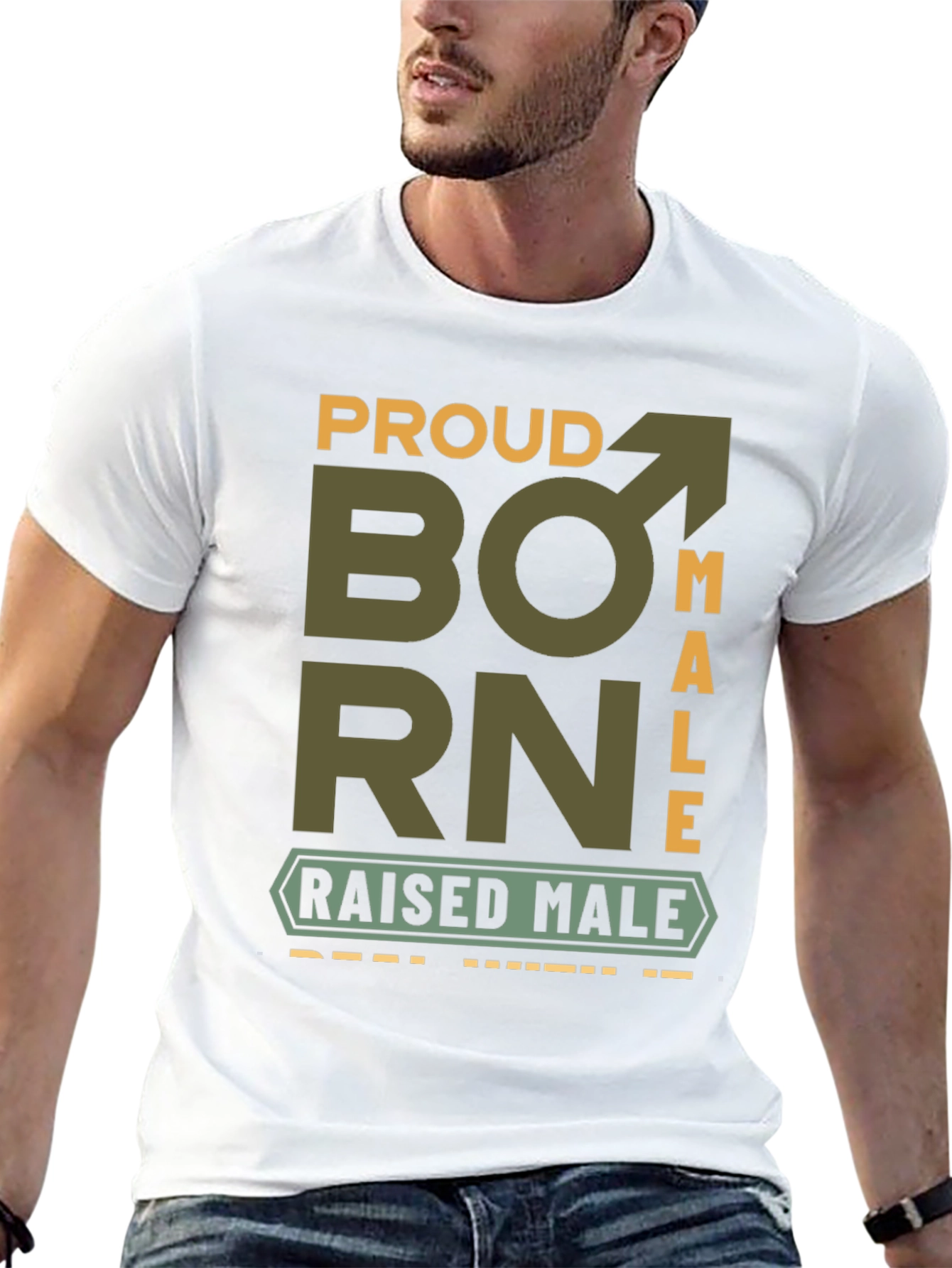 Proud Born Male T-Shirt