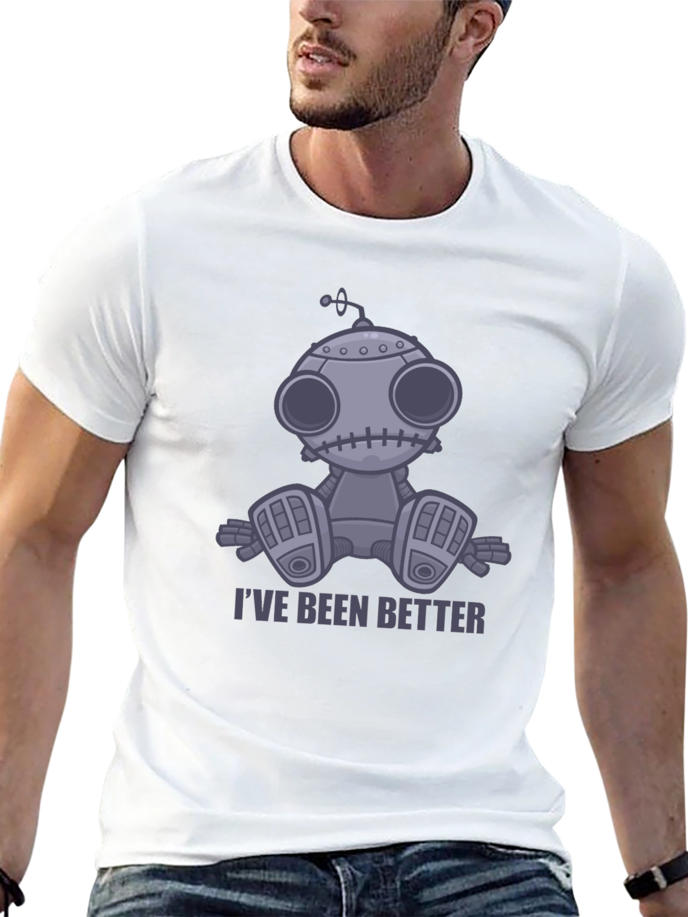 Ive Been Better Robot T-Shirt - Unisex Graphic Tee