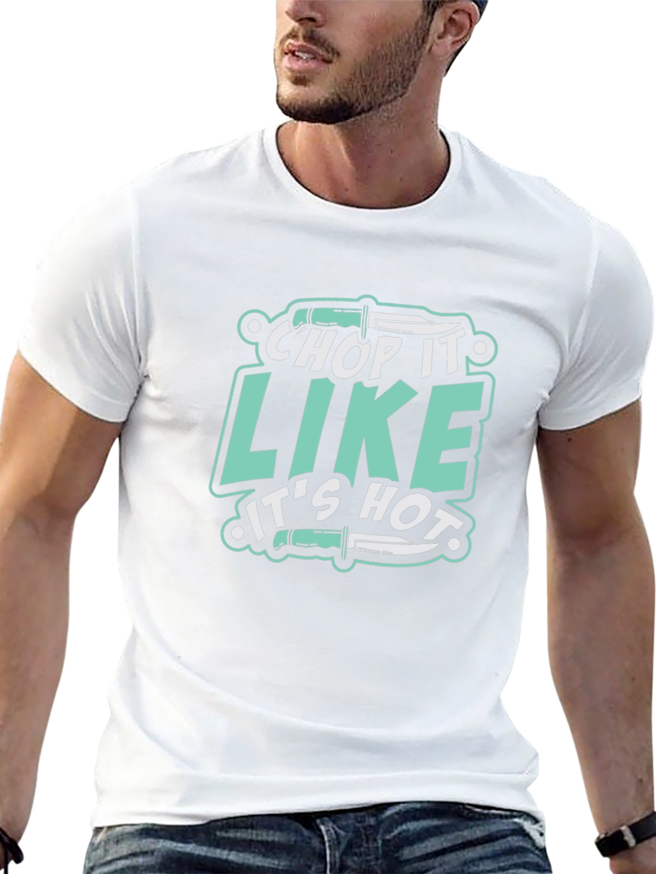 Chop It Like Its Hot Black T-Shirt
