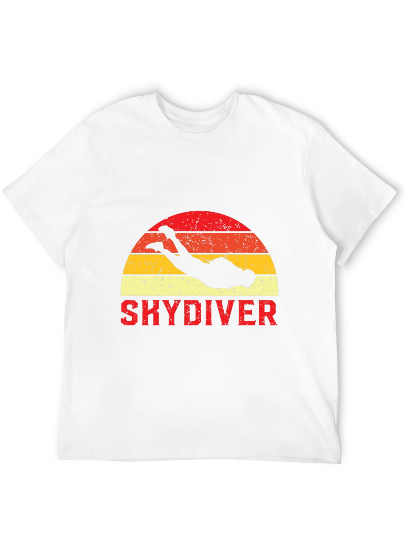 Skydiving Retro Sunset T-Shirt