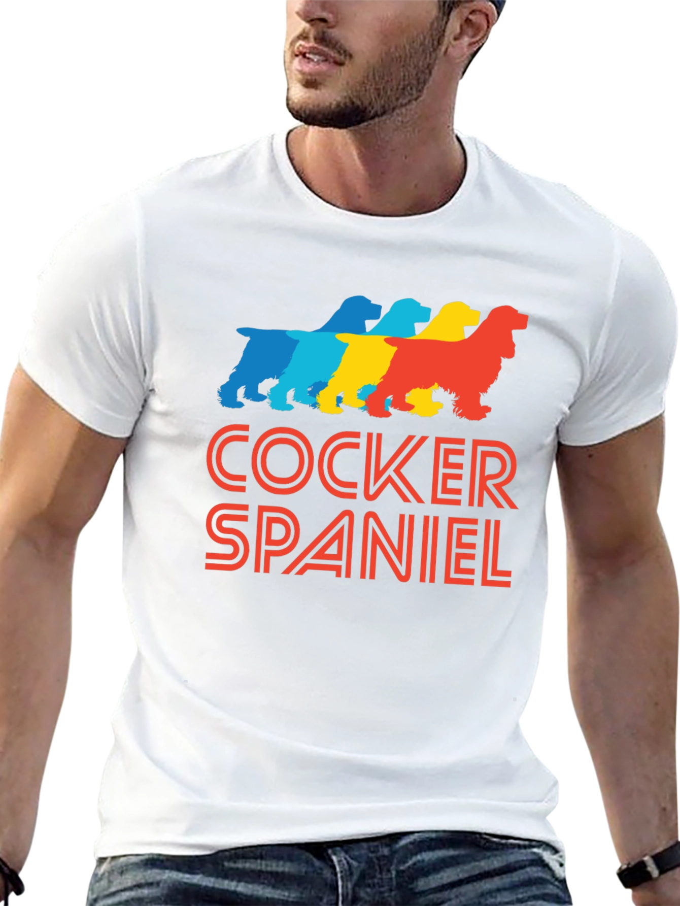 Cocker Spaniel Retro T-Shirt