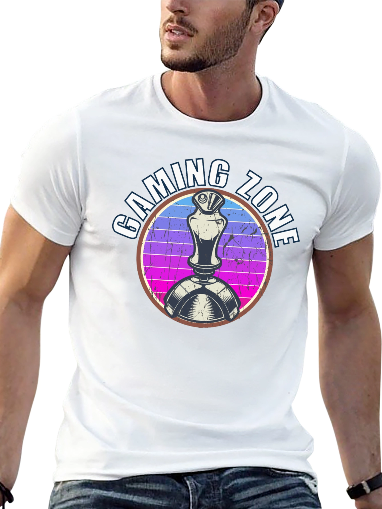 Gaming Zone T-Shirt - Chess Piece Design
