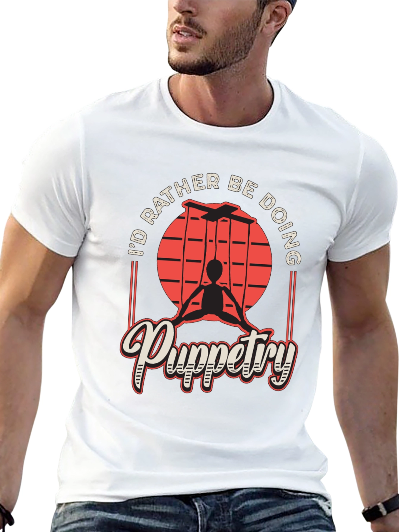 Puppetry T-Shirt - Id Rather Be Doing