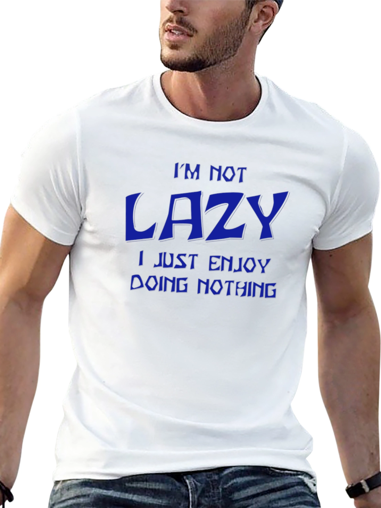 Funny Lazy T-Shirt - Enjoy Doing Nothing!