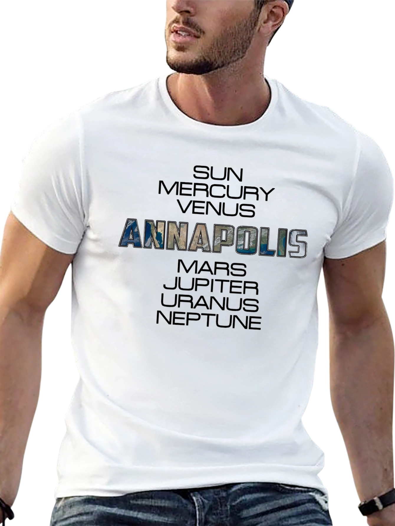 Annapolis Planets Graphic T-Shirt