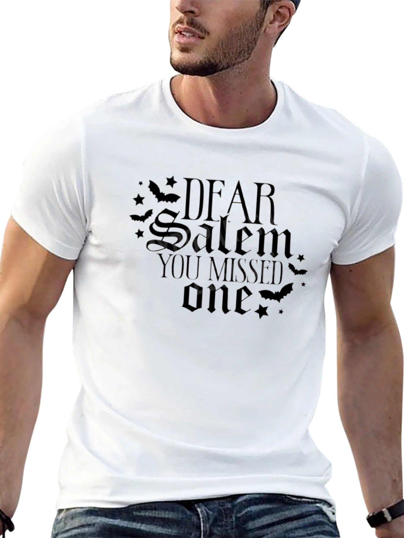 Dear Salem Missed One Black Graphic Tee