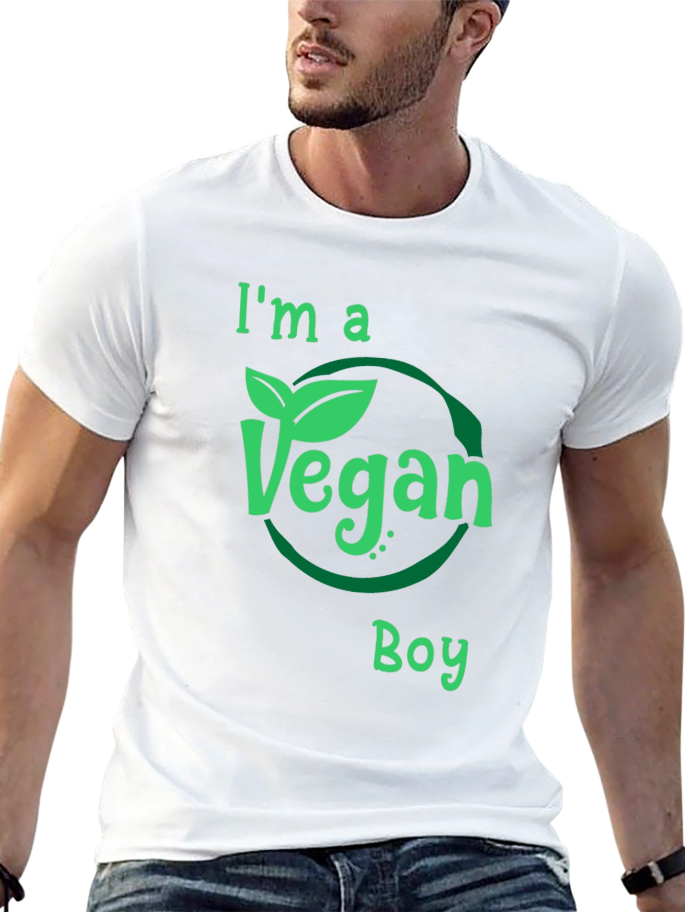 Vegan Boy Tee - Plant Based Lifestyle Shirt