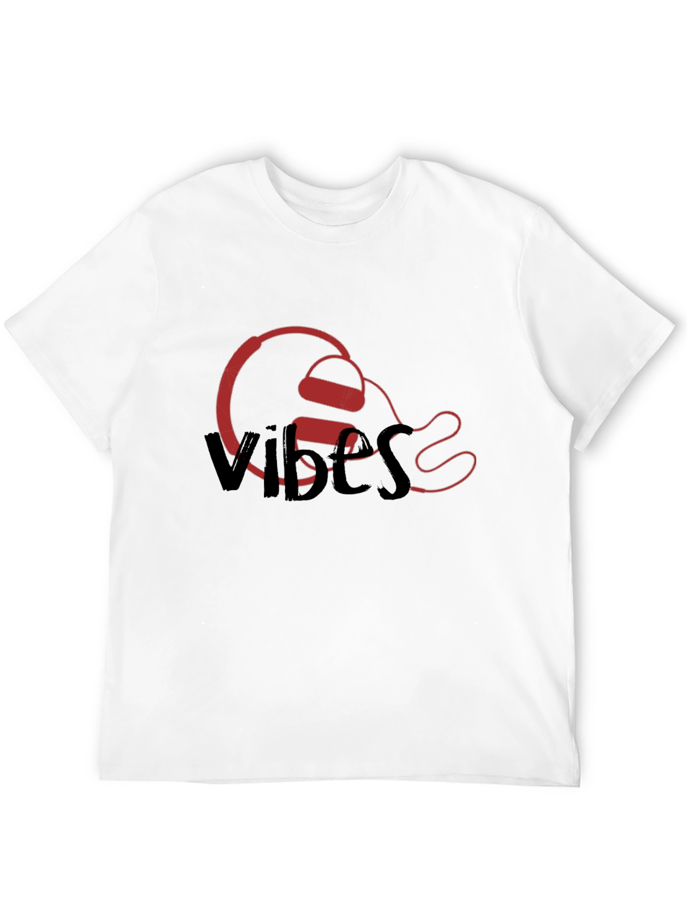 Vibes Headphones Graphic Tee - Stylish Casual Wear