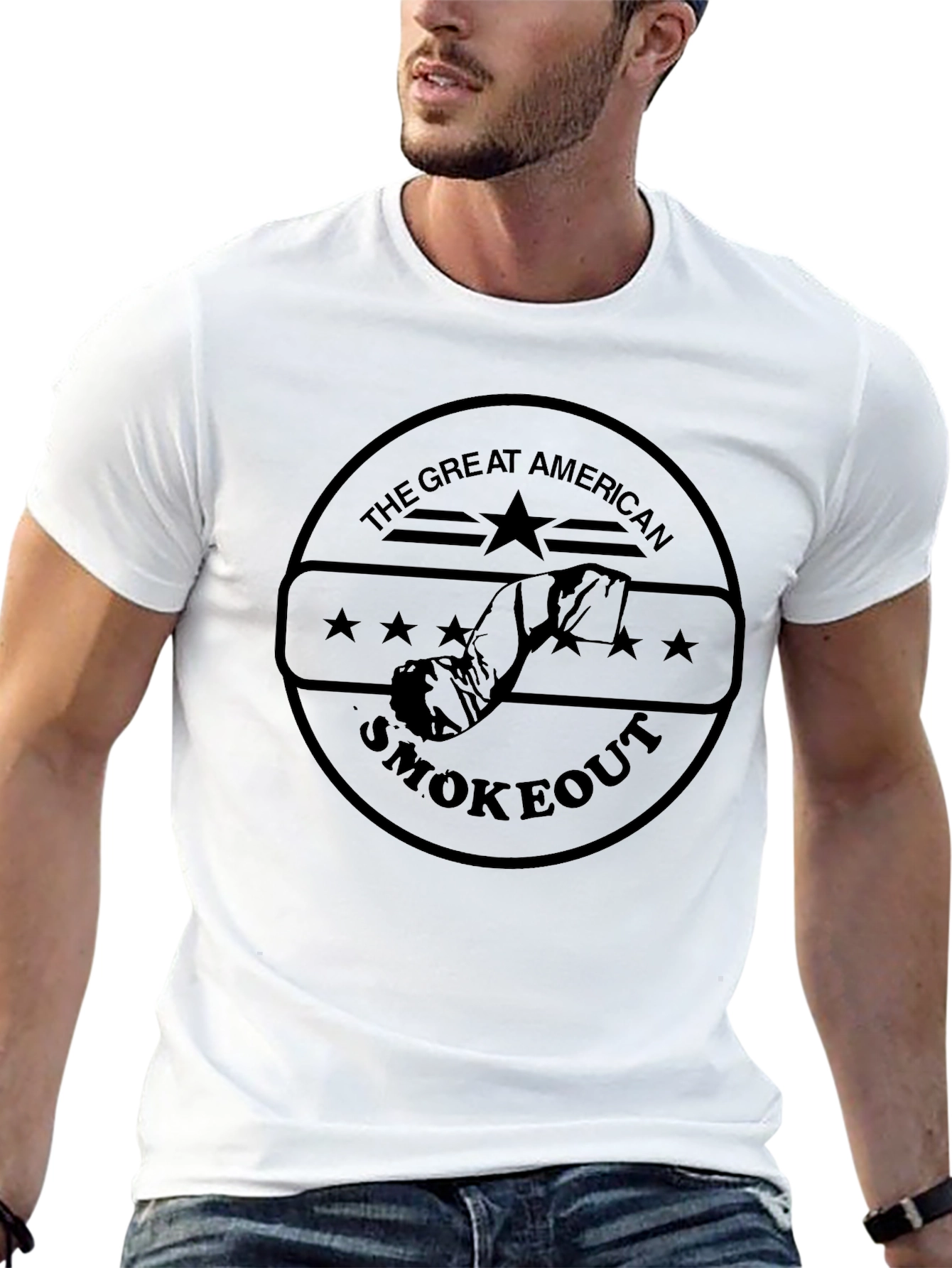The Great American Smokeout Black T-Shirt