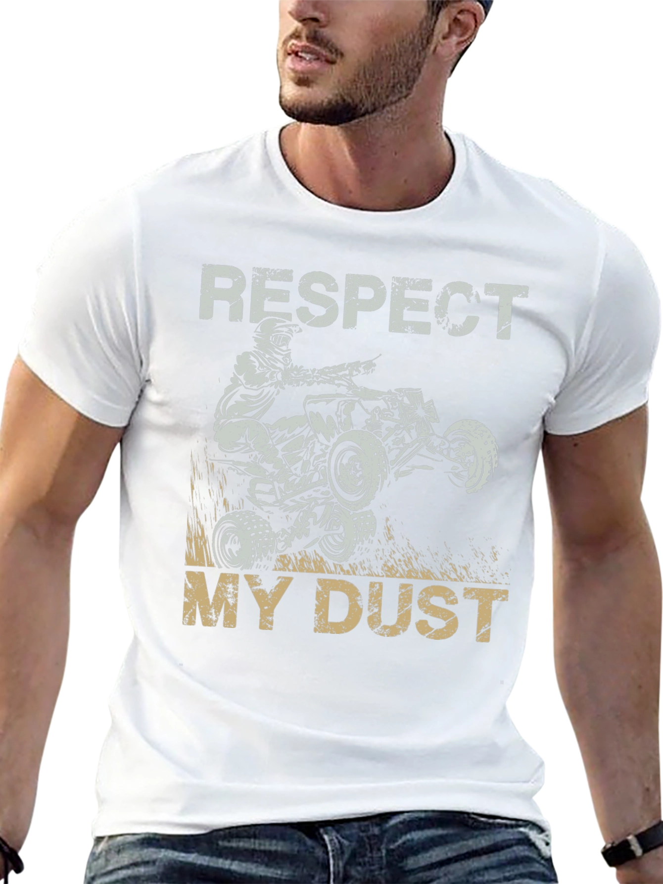 Respect My Dust ATV Rider Graphic Tee
