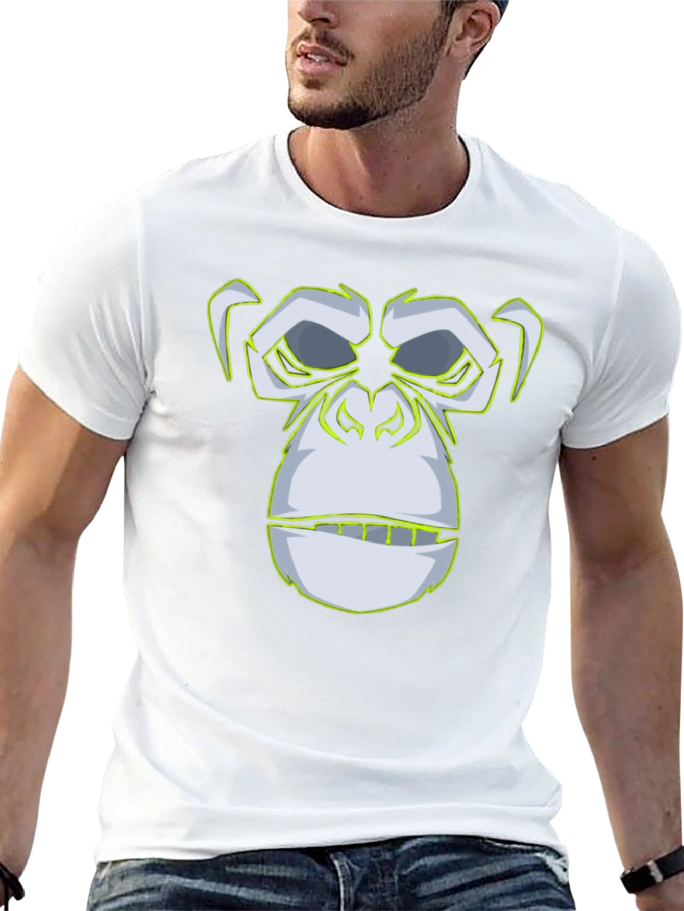 Cool Ape Face T-Shirt - Graphic Tee