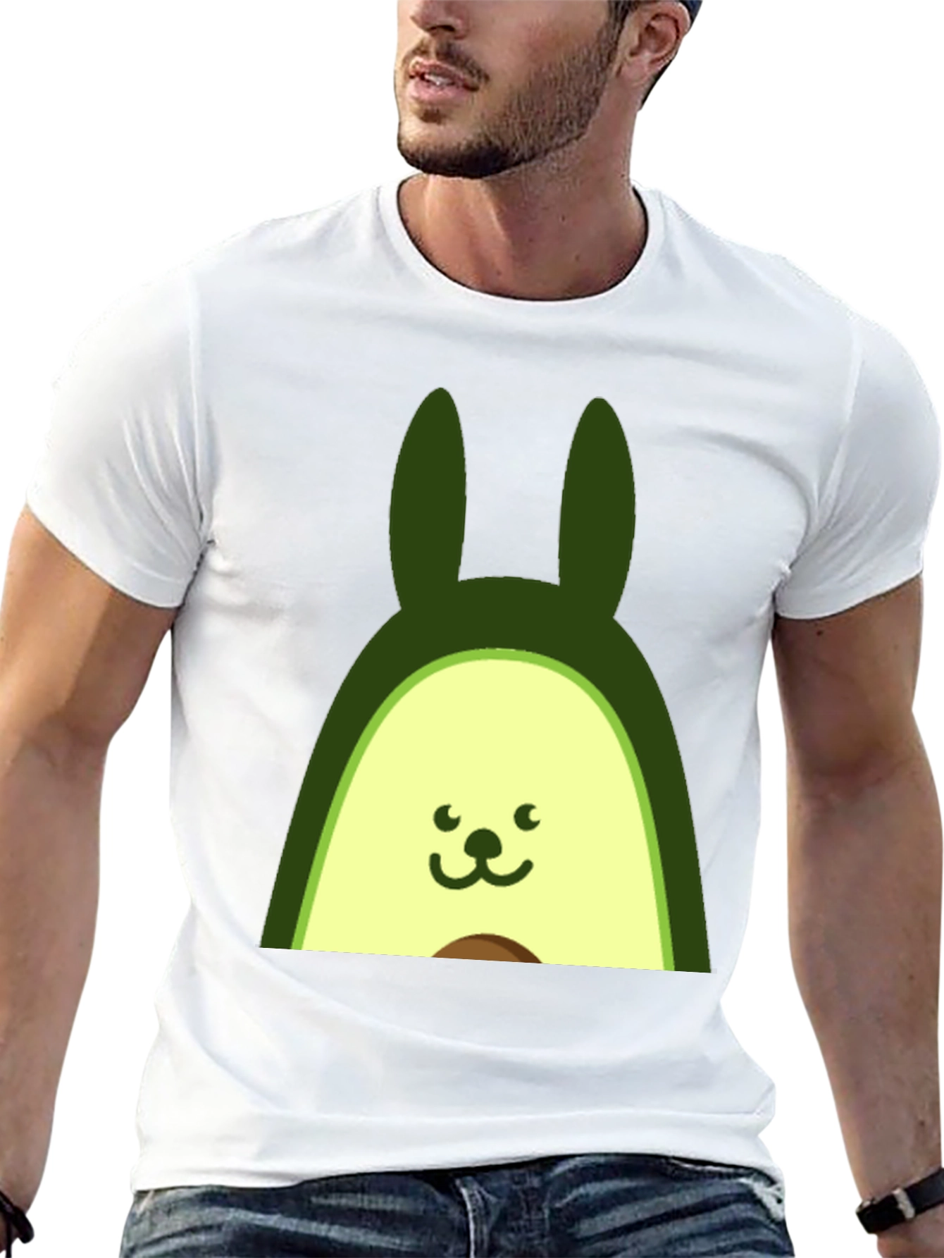 Avocado Bunny T-Shirt - Cute Graphic Tee