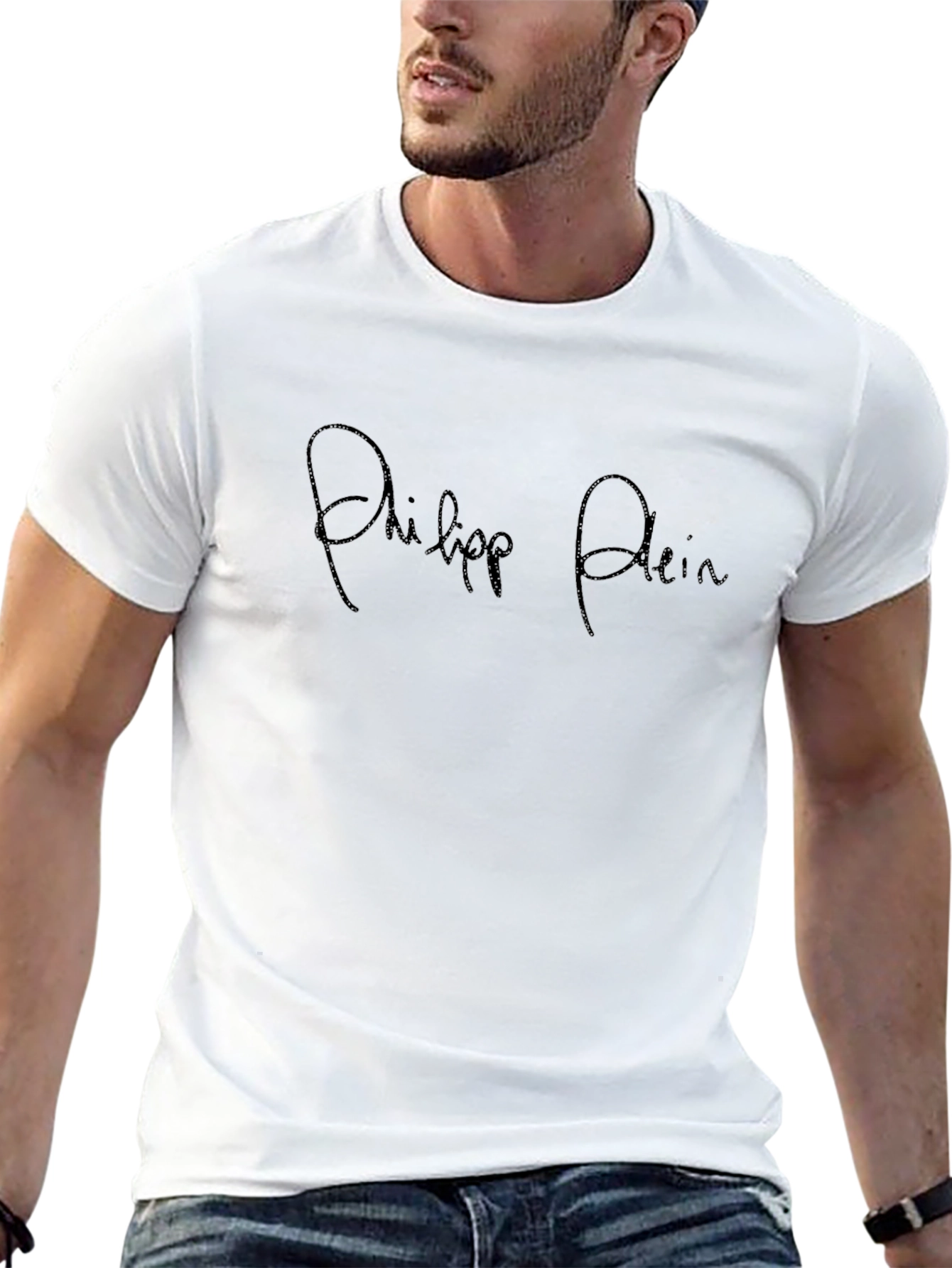 Philipp Plein Black Crew Neck T-Shirt