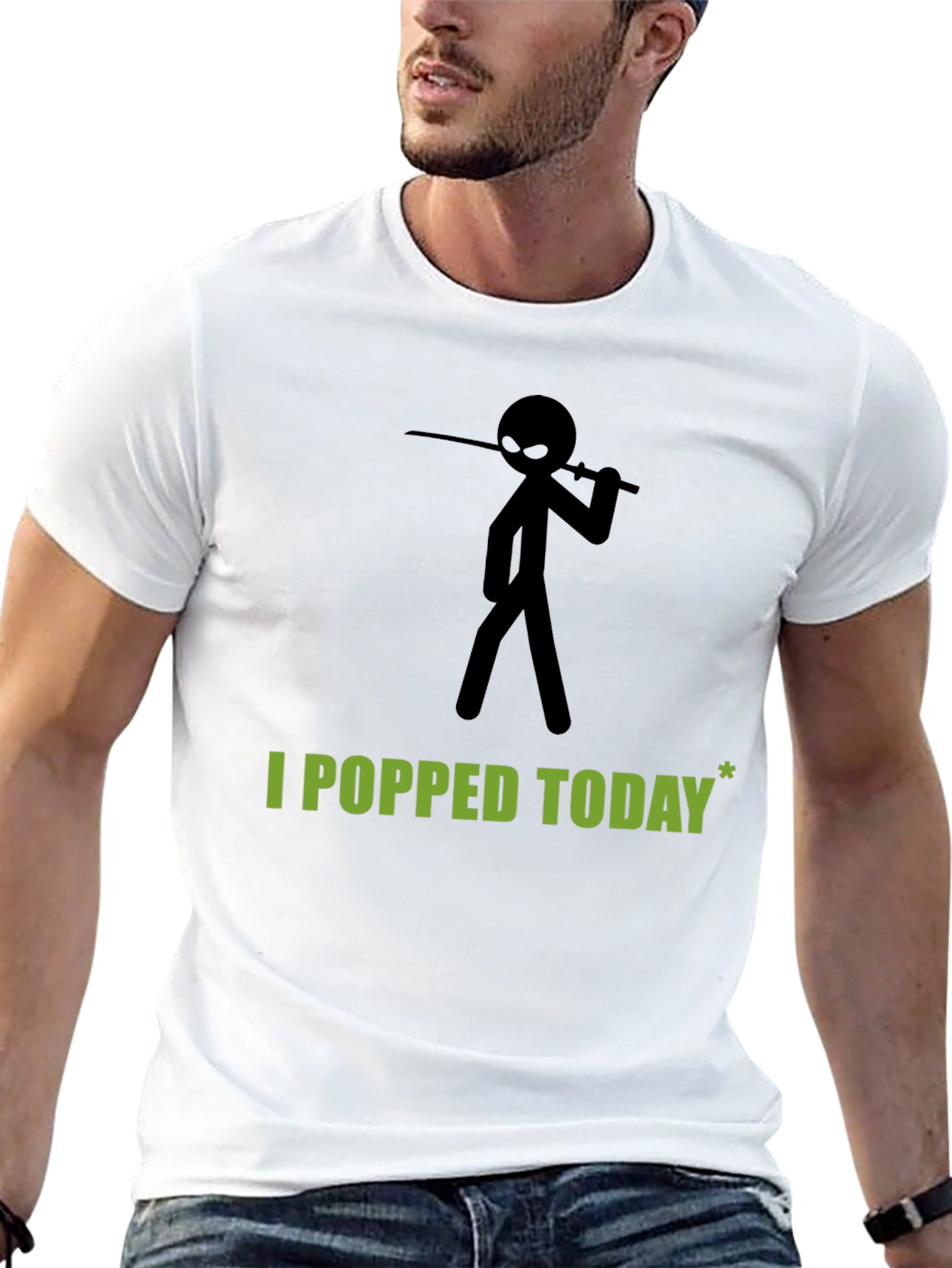 Funny Ninja Stick Figure T-Shirt