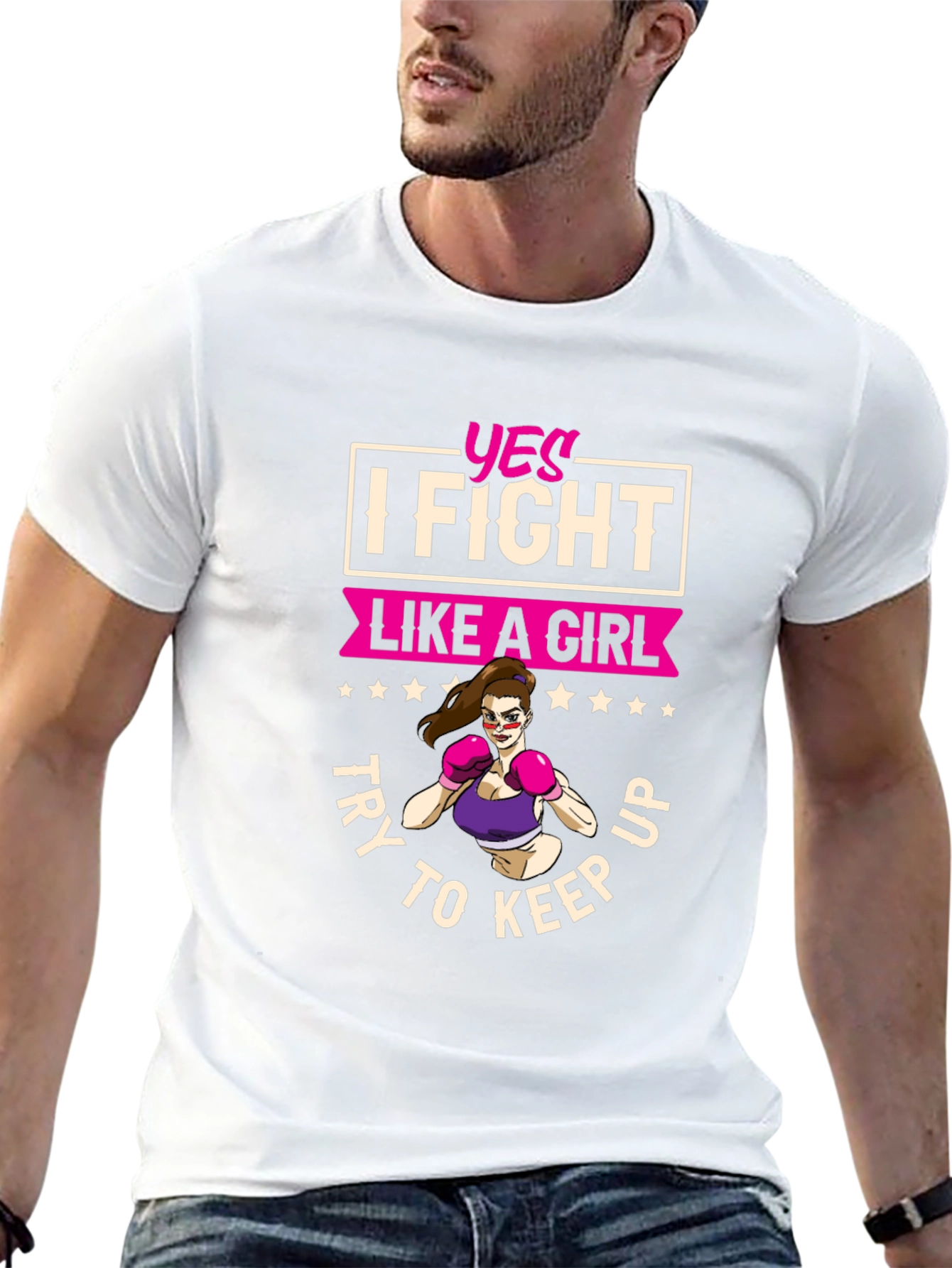 I Fight Like A Girl Graphic Tee