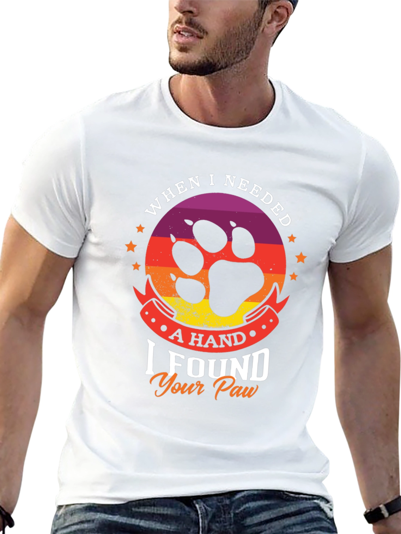 Paw Print T-Shirt - Dog Lover Tee