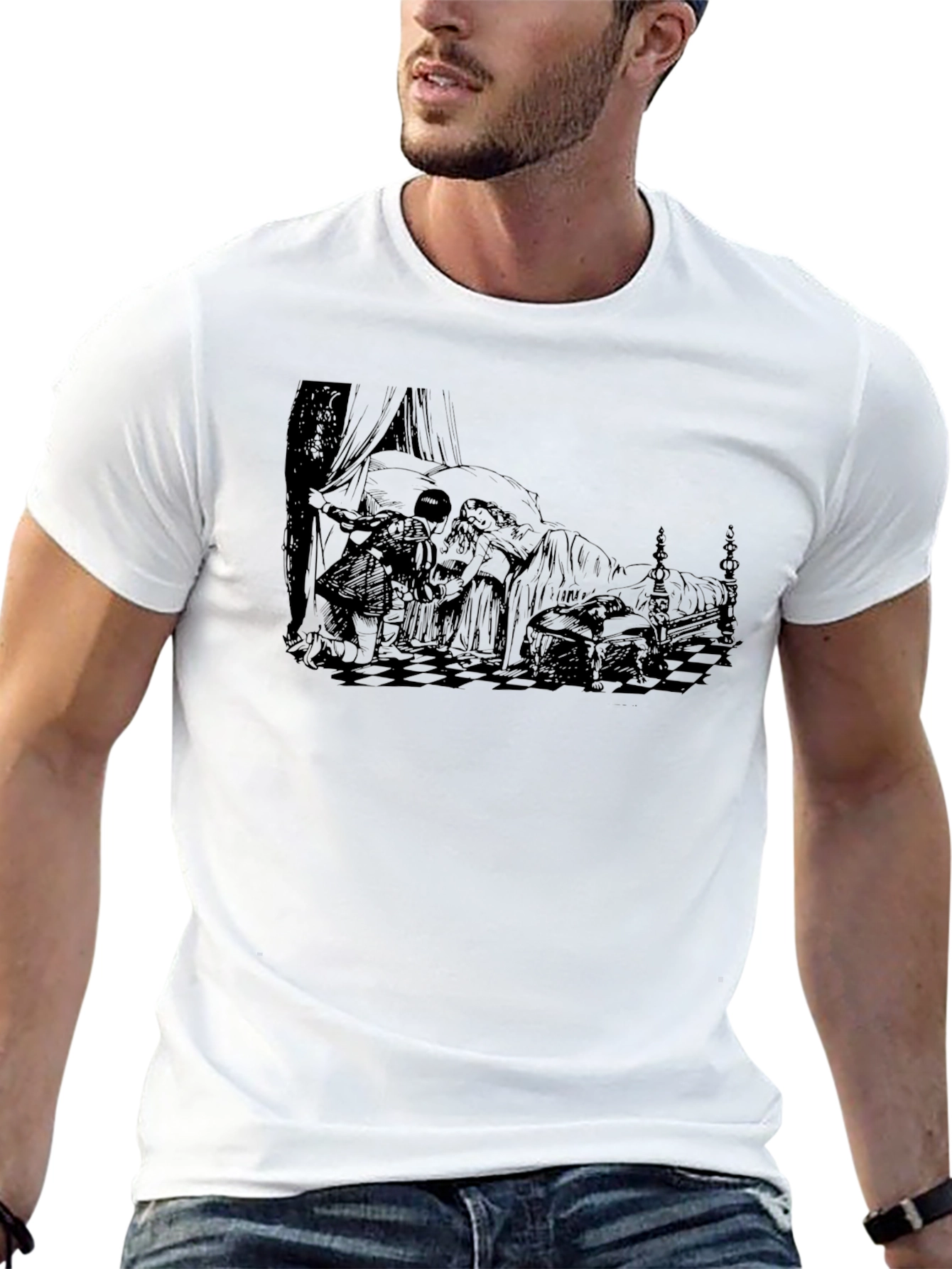 Dark Graphic Print T-Shirt