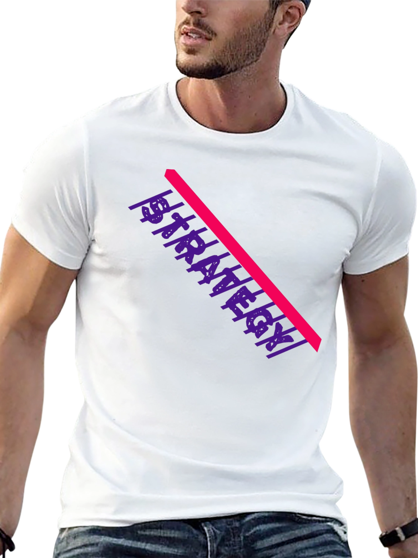 Strategy Black Graphic Tee
