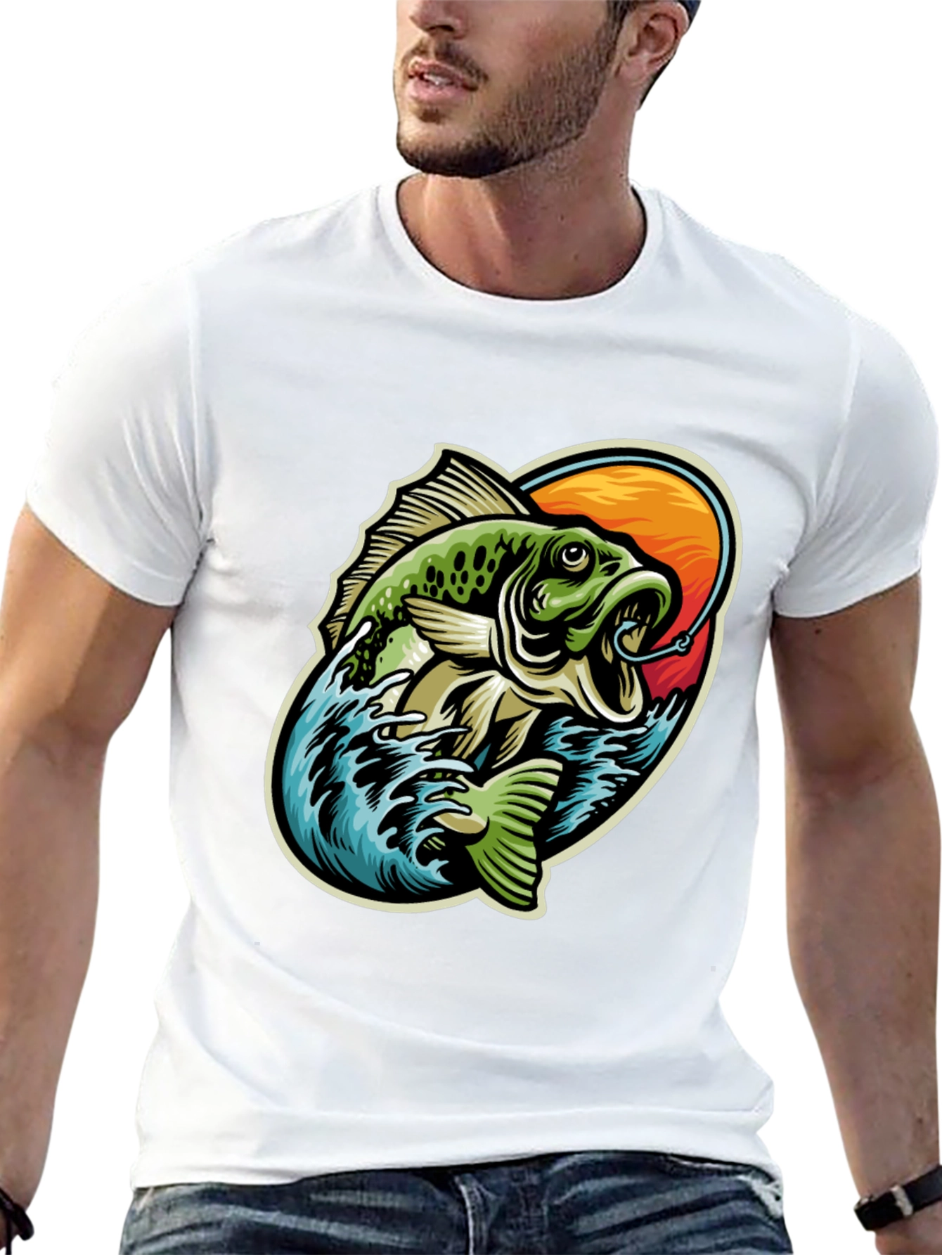 Bass Fishing Graphic T-Shirt - Anglers Delight!