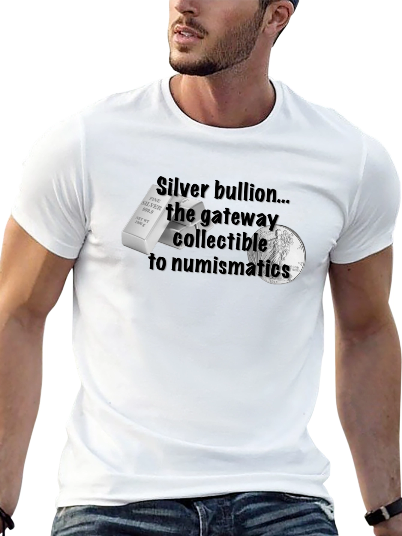 Silver Bullion Collectible Graphic Tee