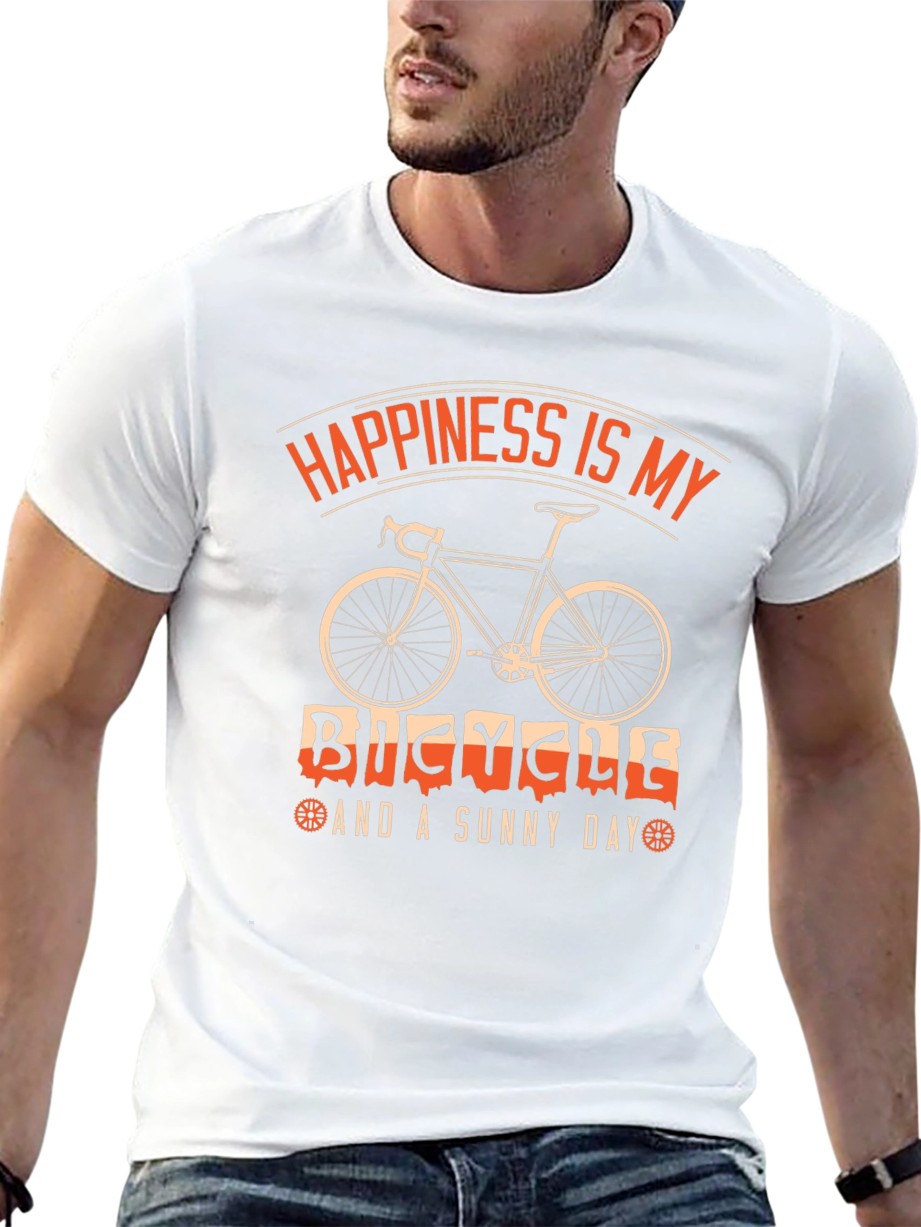 Happiness Bicycle T-Shirt - Sunny Day Ride