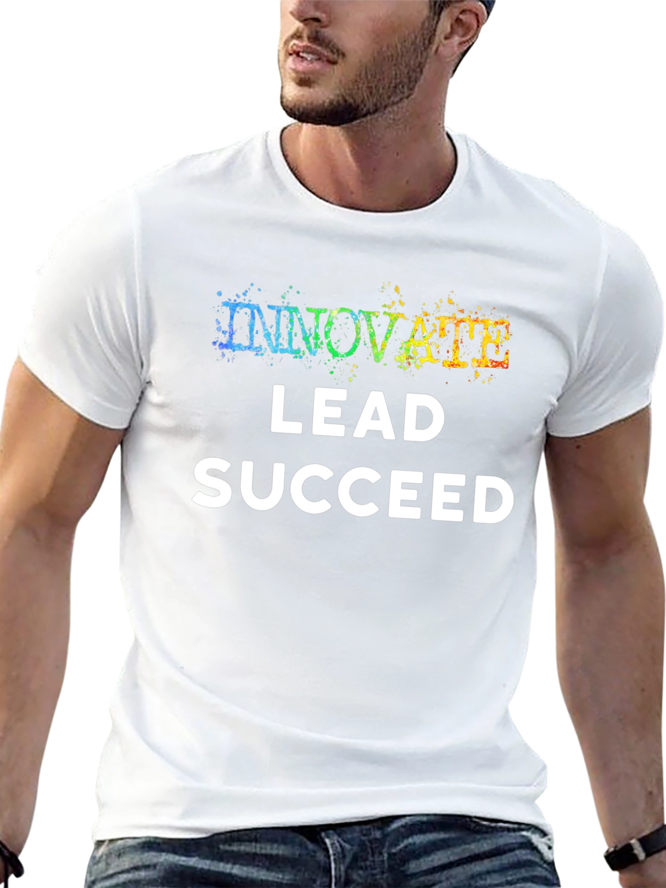 Innovate Lead Succeed T-Shirt - Black