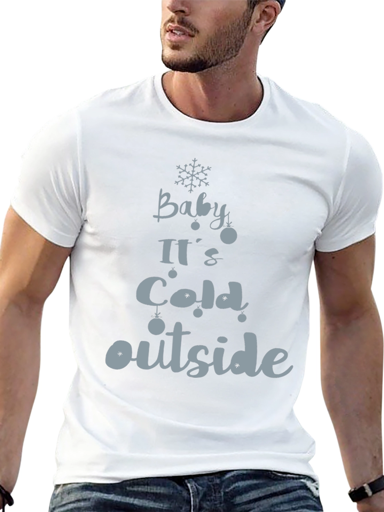 Baby Its Cold Outside Holiday Graphic Tee