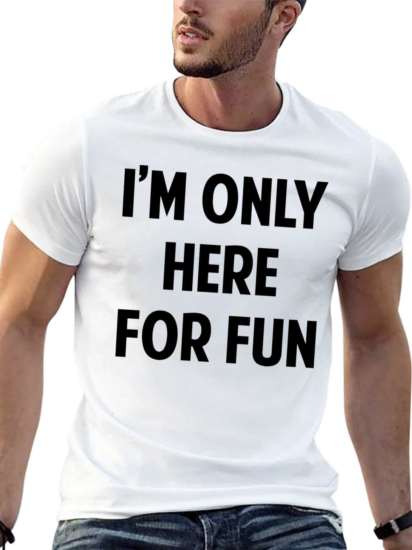 Im Only Here For Fun Graphic Tee