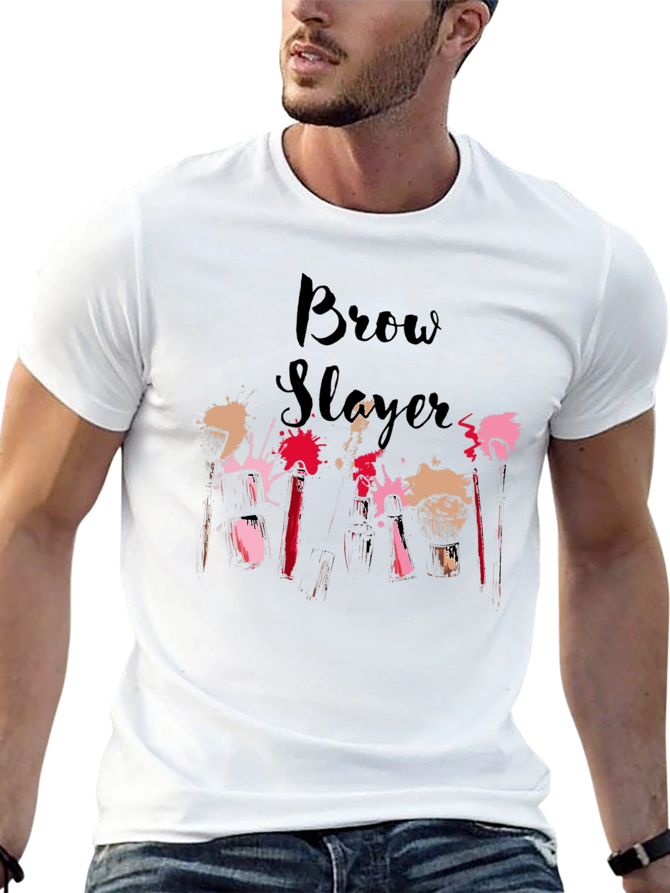 Brow Slayer T-Shirt - Stylish Makeup Artist Tee
