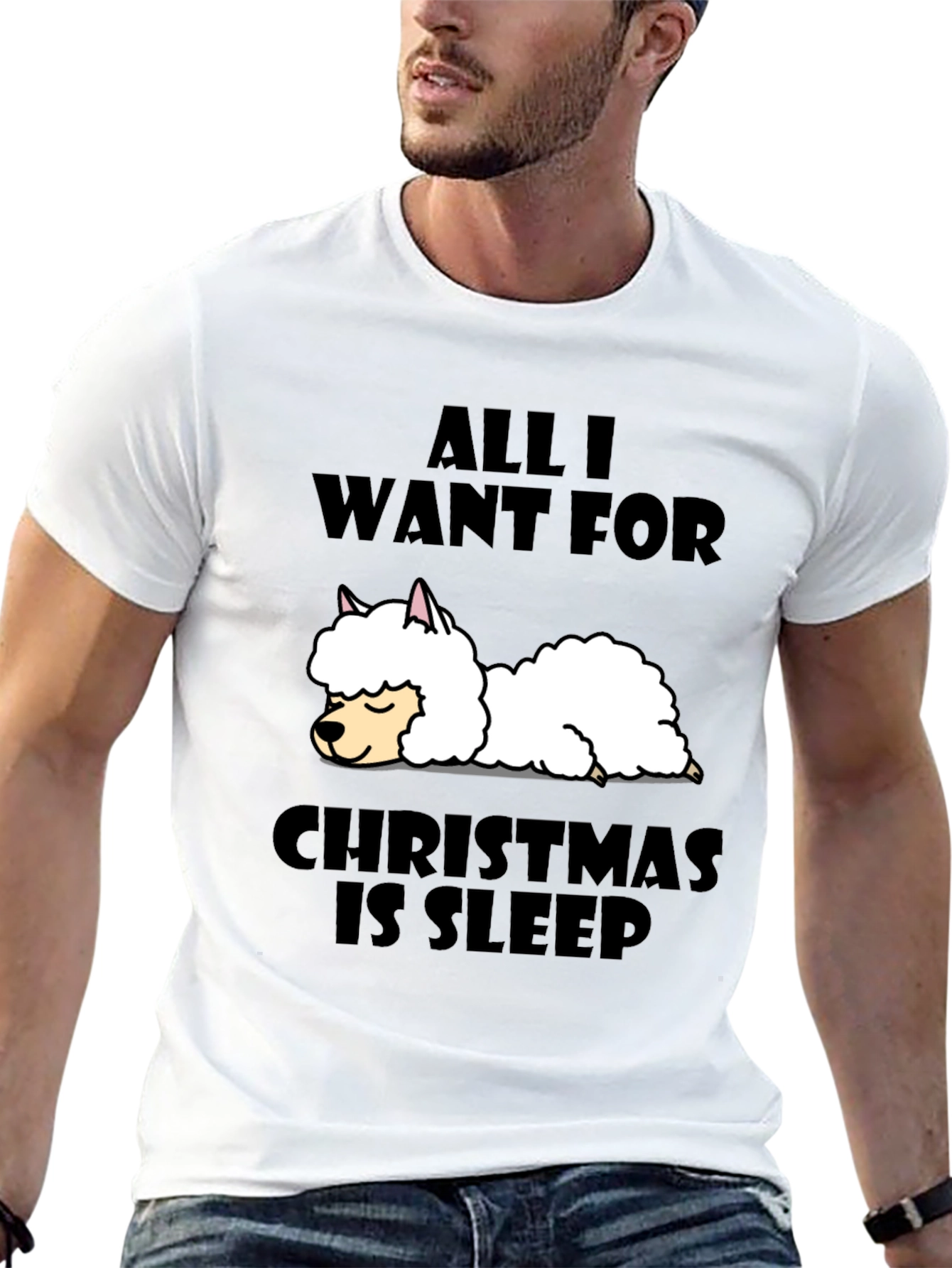 All I Want For Christmas Is Sleep T-Shirt
