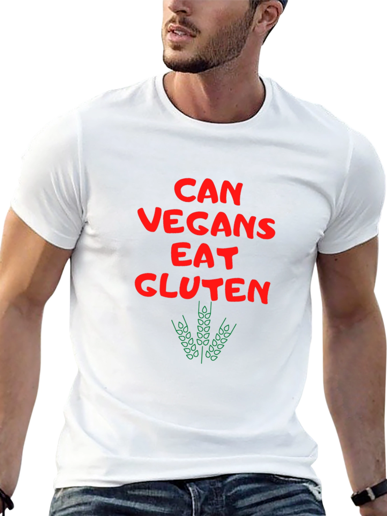 Can Vegans Eat Gluten Funny T-Shirt