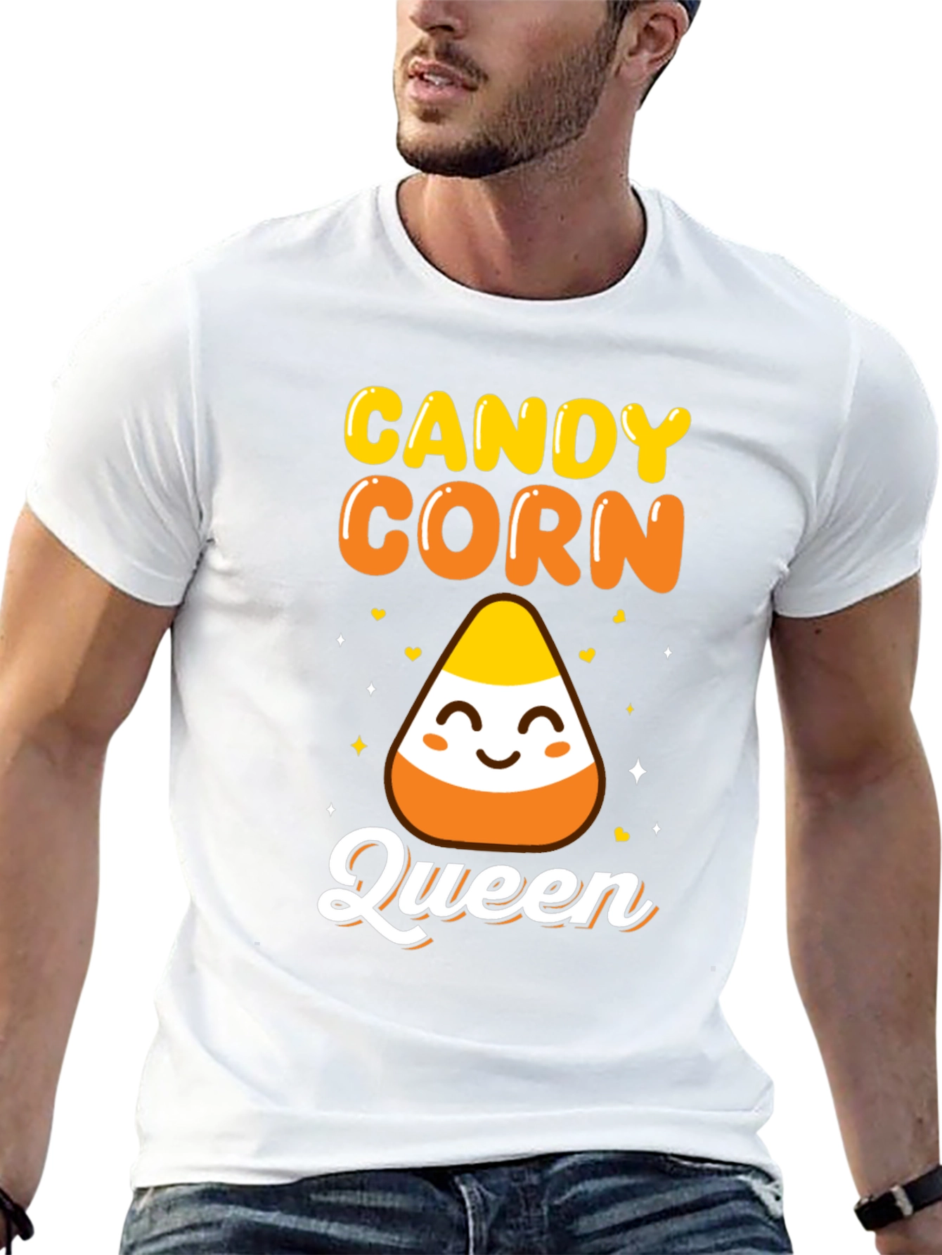 Candy Corn Queen Halloween T-Shirt
