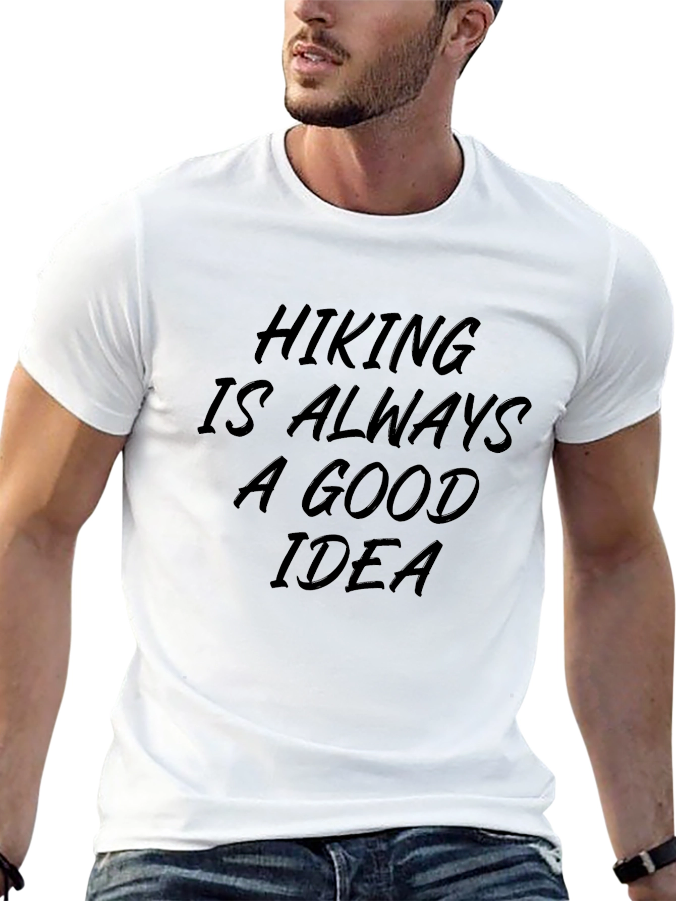 Hiking is Always a Good Idea Black T-Shirt