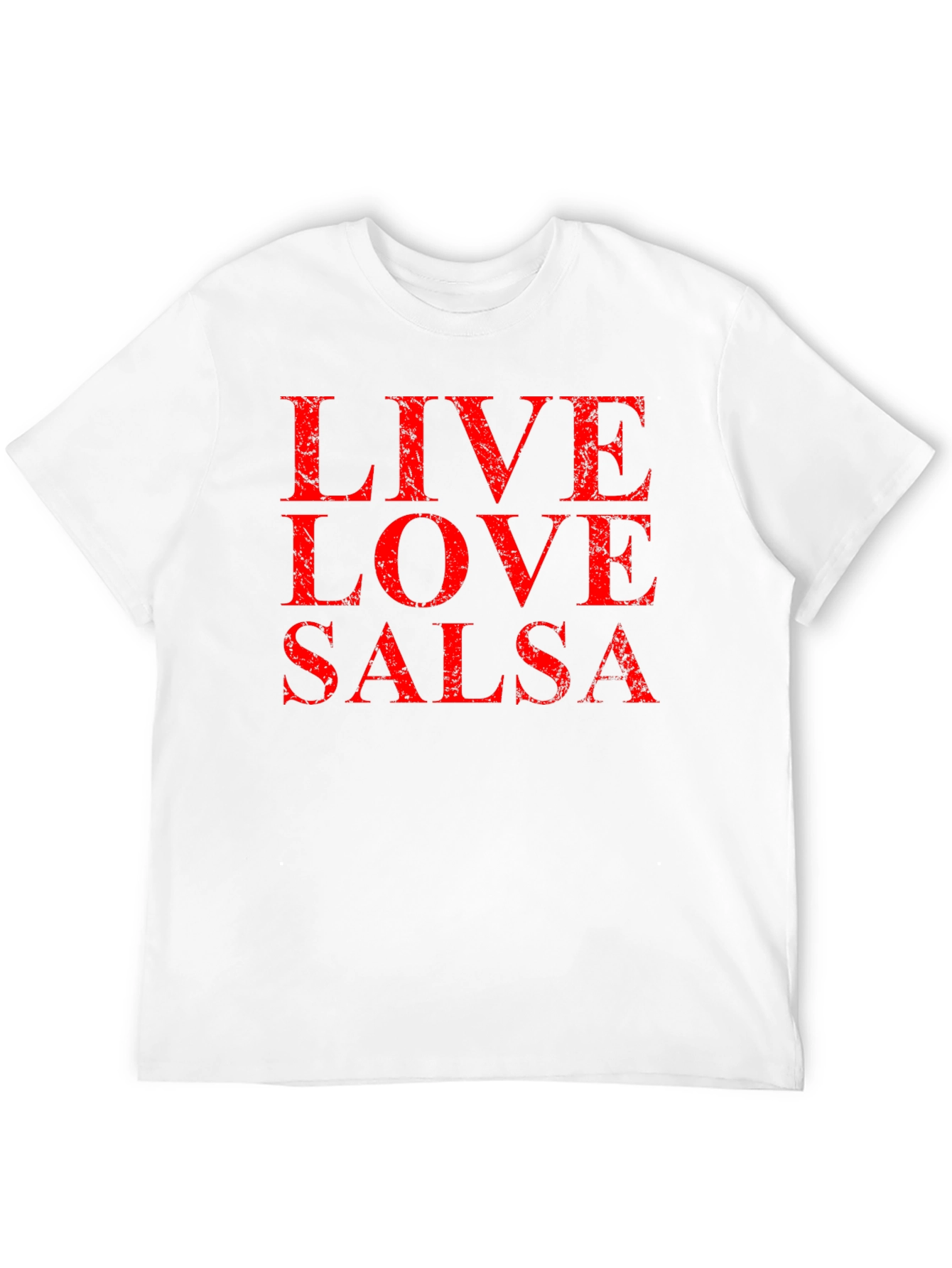 Live Love Salsa Black Graphic T-Shirt