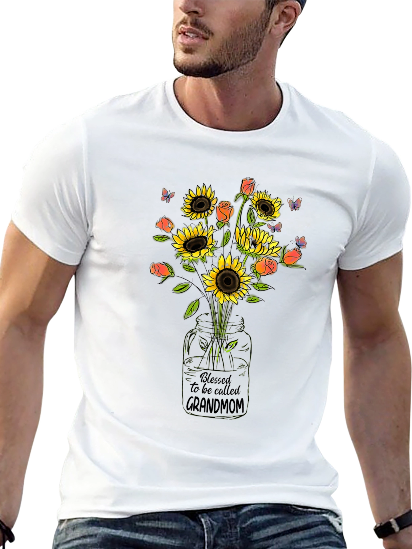 Blessed Grandmom Sunflower T-Shirt