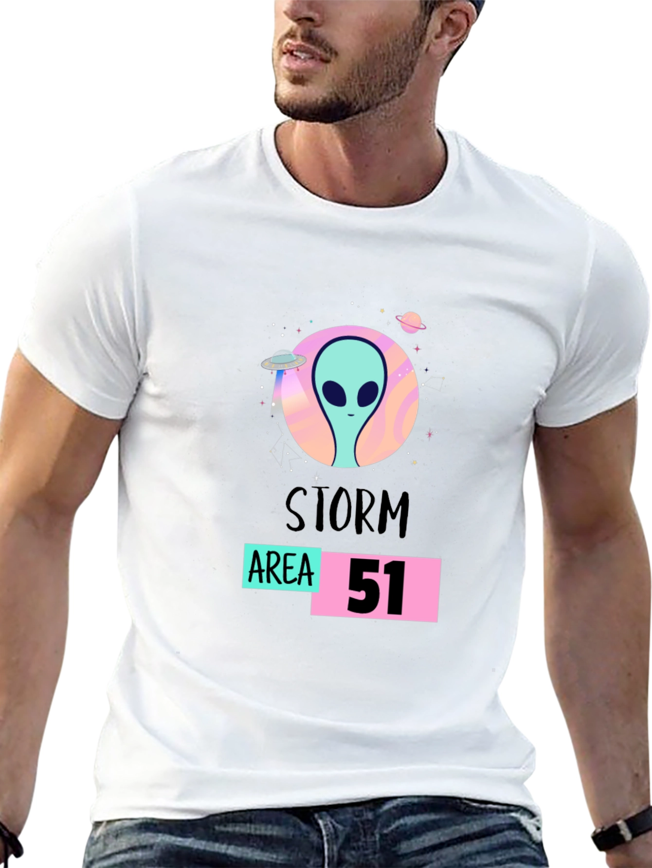 Storm Area 51 Alien Graphic T-Shirt