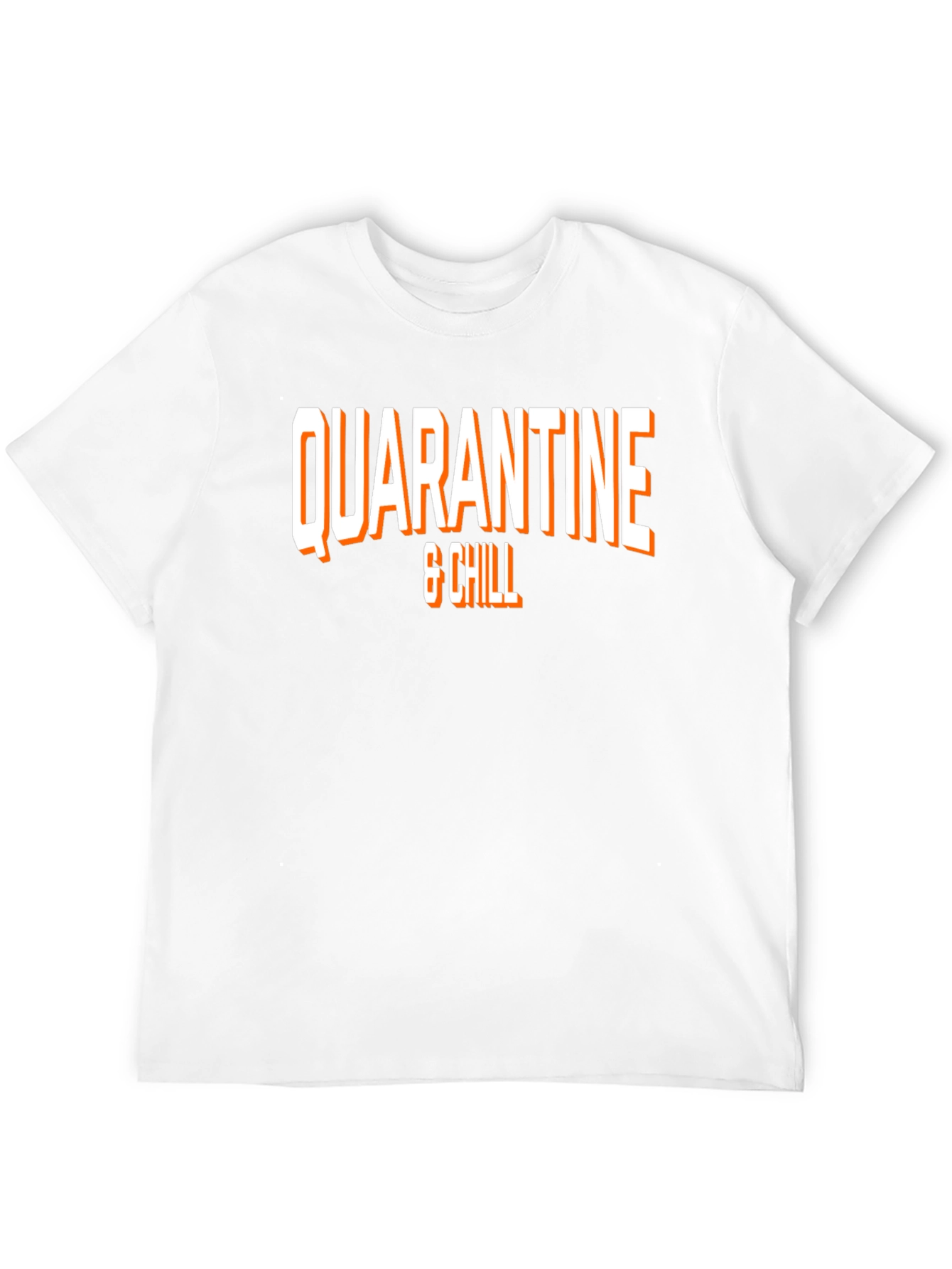 Quarantine & Chill Graphic Tee - Black T-Shirt