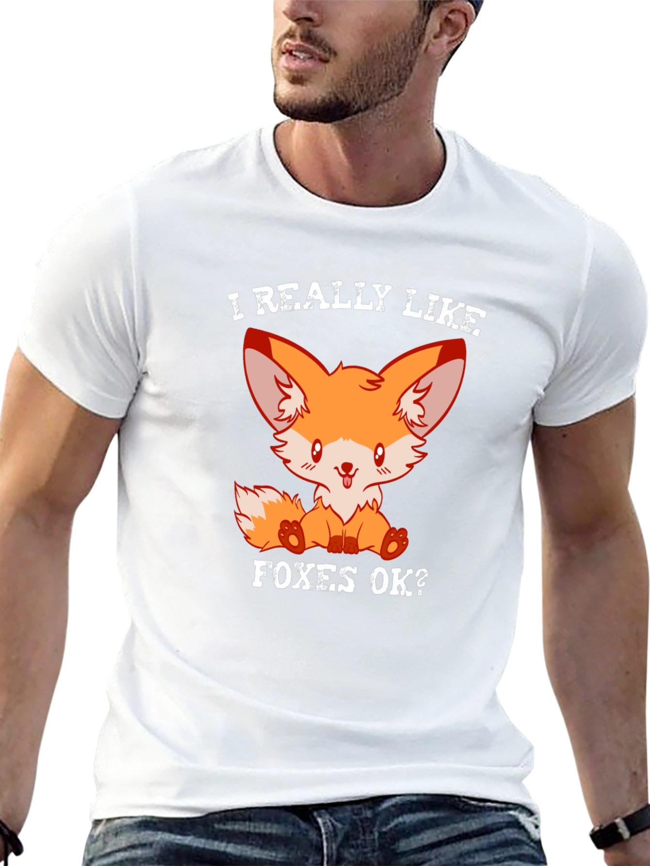 Cute Fox T-Shirt - I Really Like Foxes OK?