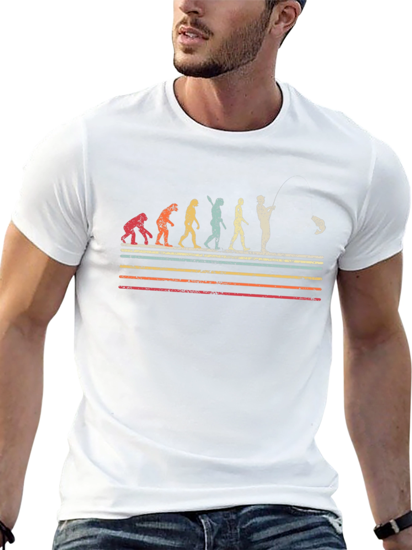 Evolution of Fishing Graphic Tee - Anglers Delight