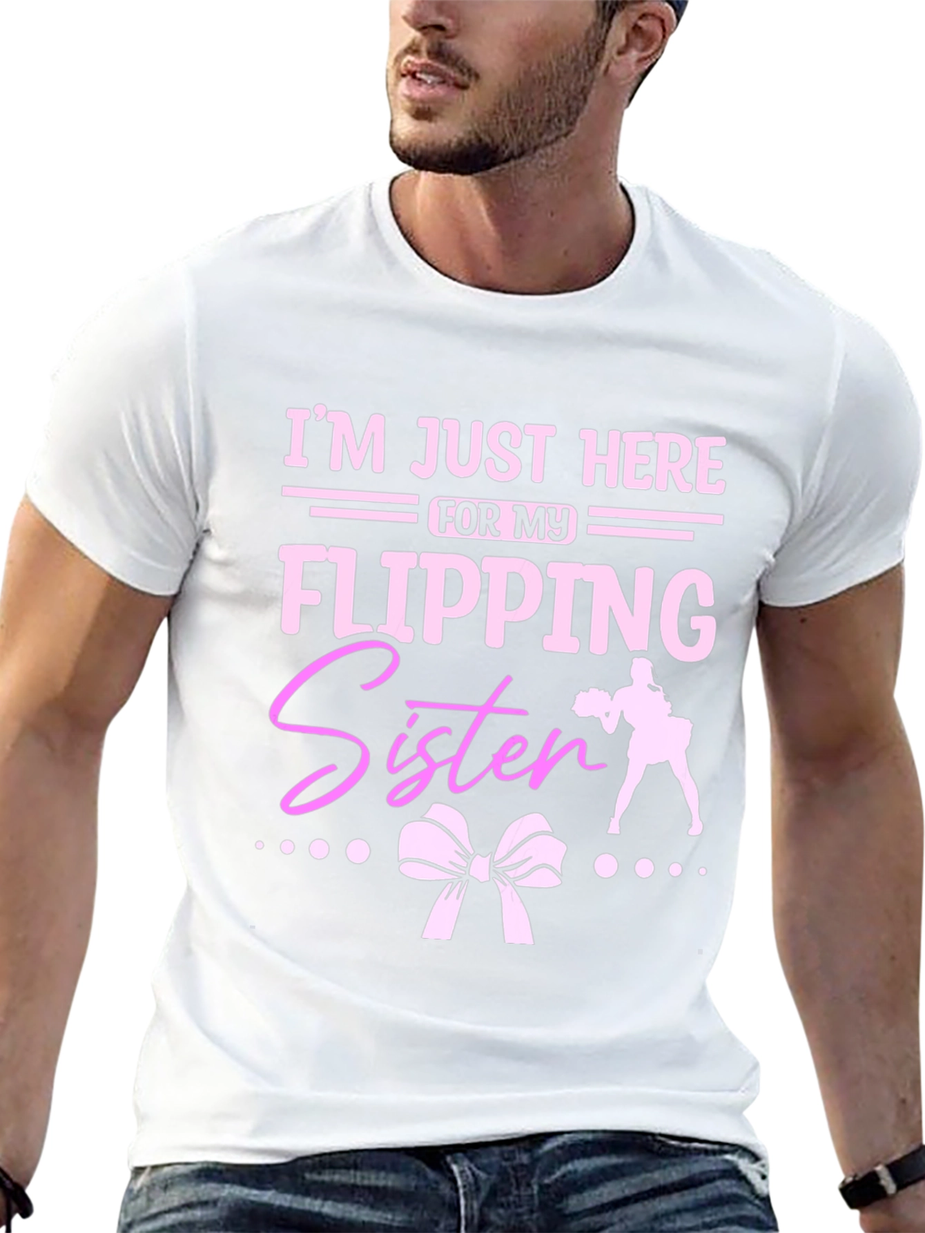 Flipping Sister Cheerleading T-Shirt