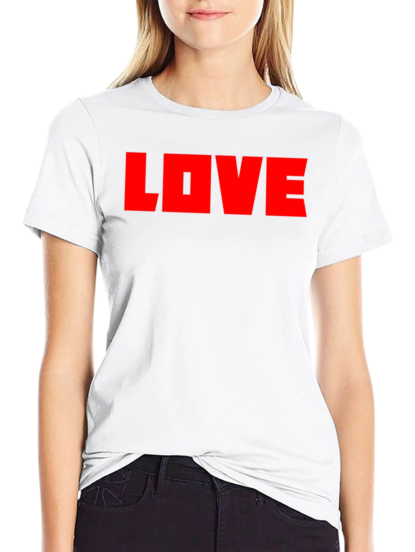 LOVE Graphic Black T-Shirt - Bold & Stylish
