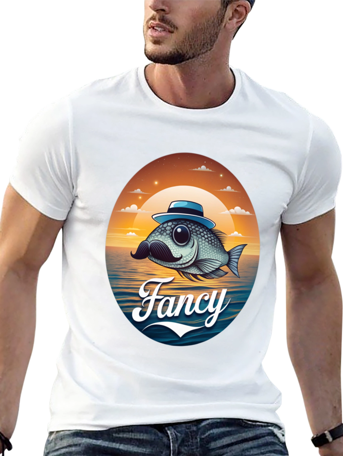 Fancy Fish Graphic T-Shirt - Unique Design