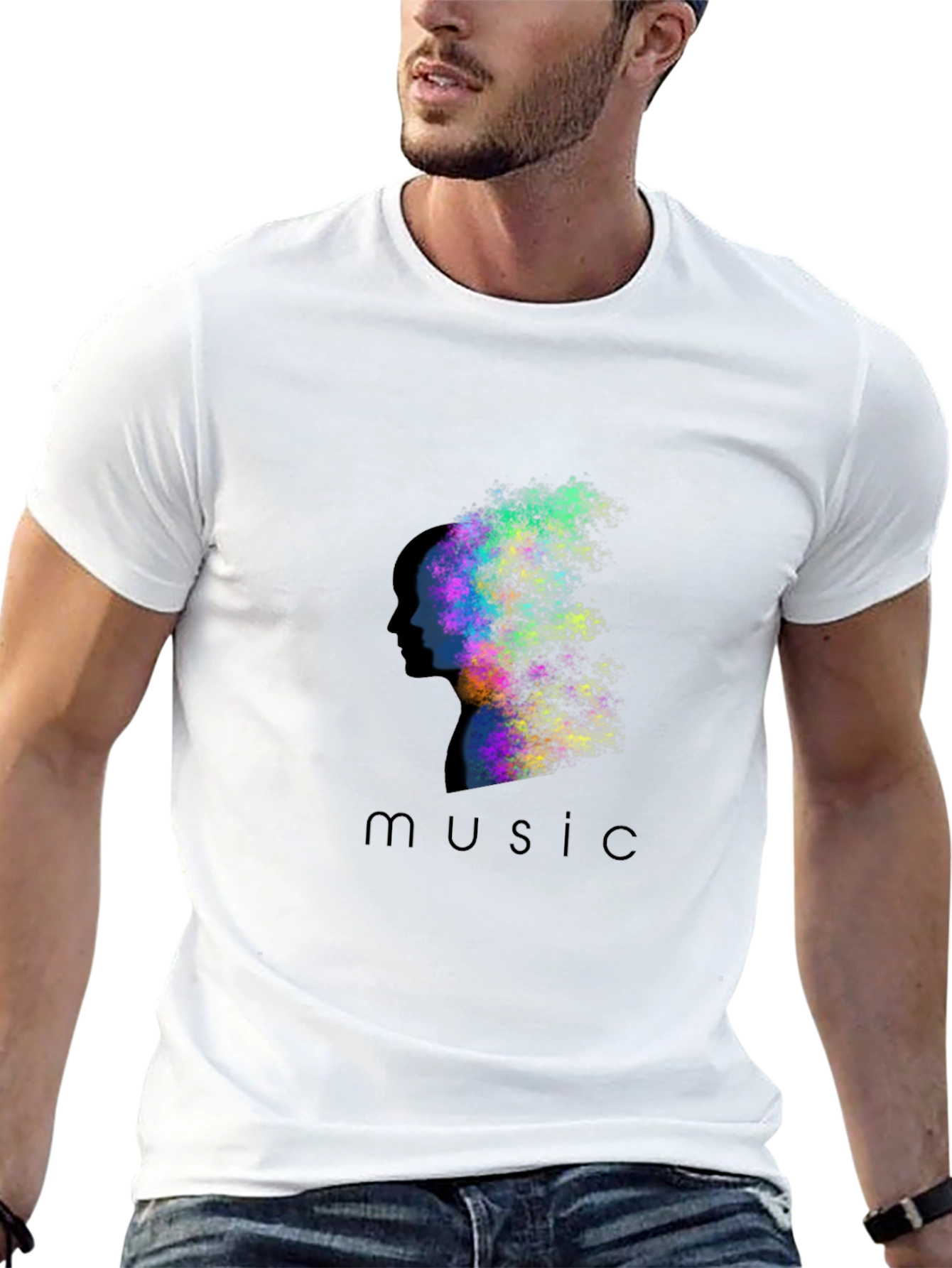 Music Mind T-Shirt - Artistic Graphic Tee