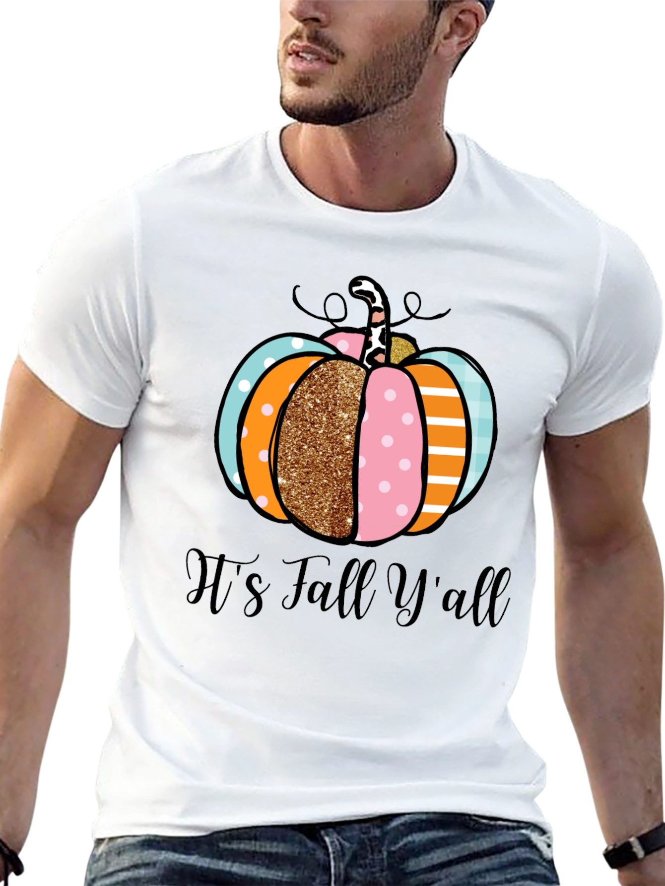 Its Fall Yall Pumpkin Graphic Tee