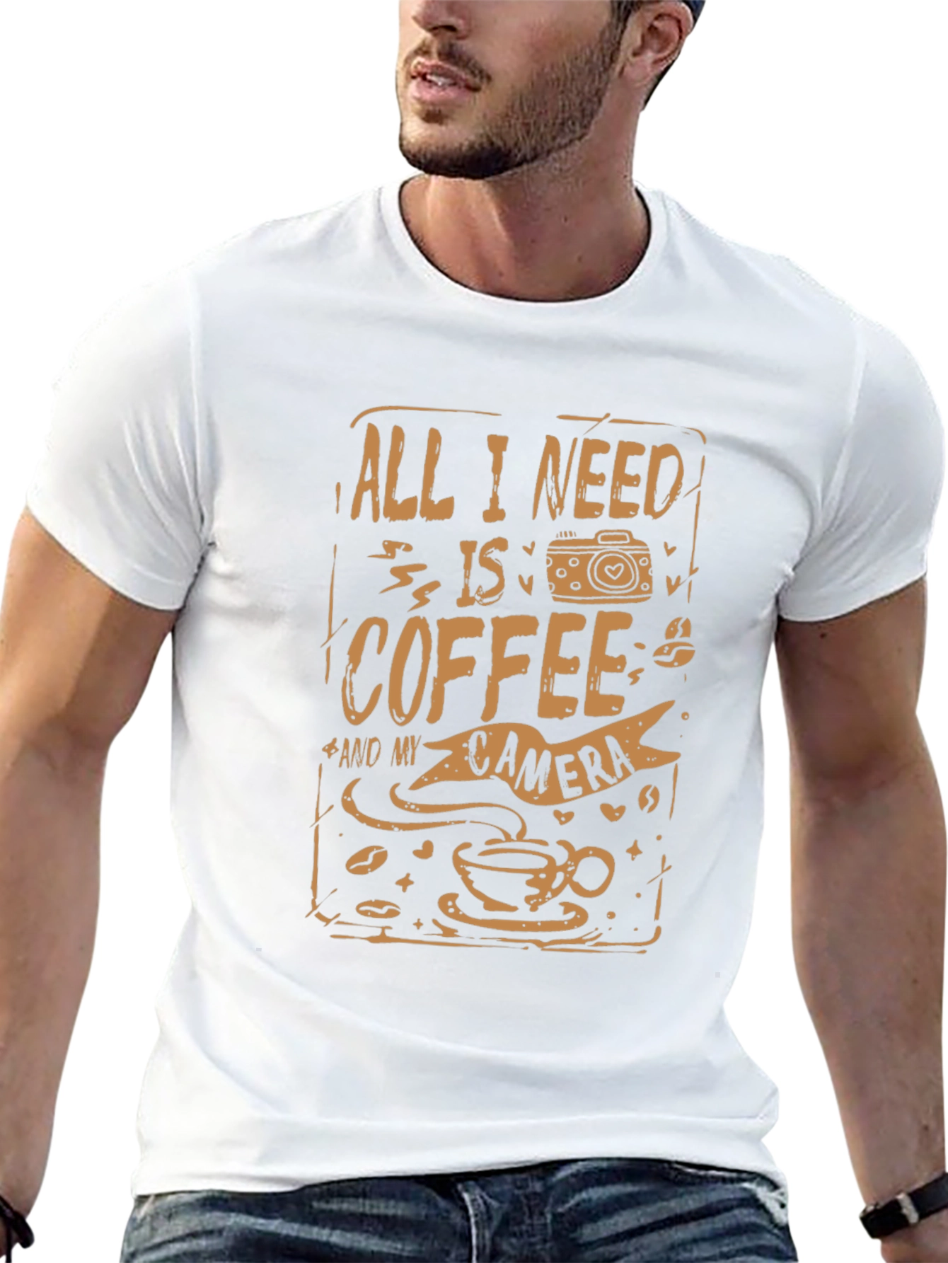 Coffee & Camera Graphic Tee - Photographers Essential