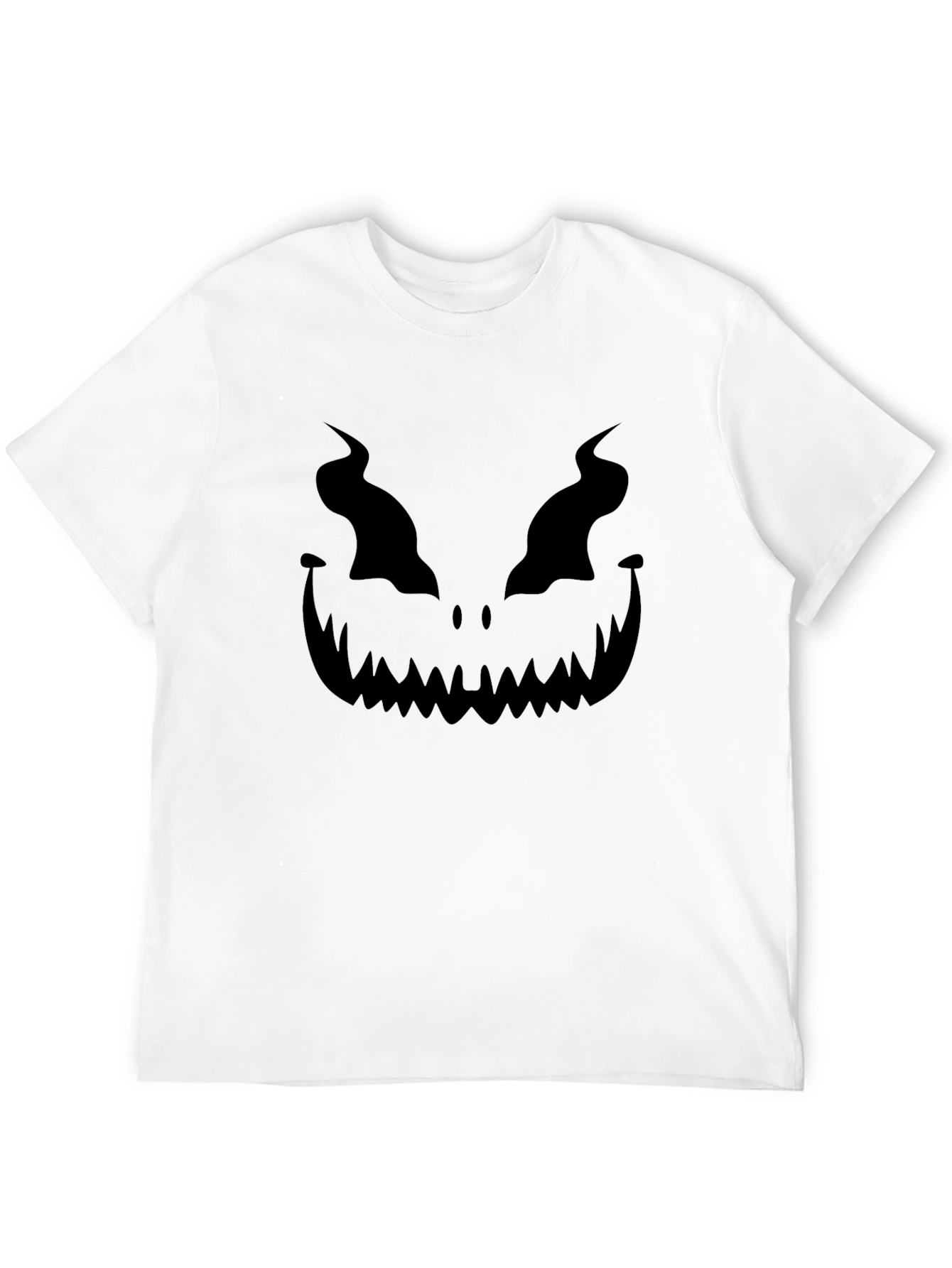 Halloween Black Scary Face T-Shirt