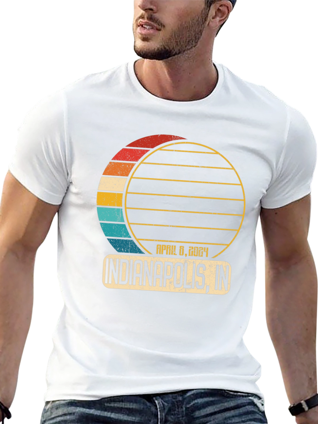 Indianapolis IN April 8 2024 Total Solar Eclipse T-Shirt