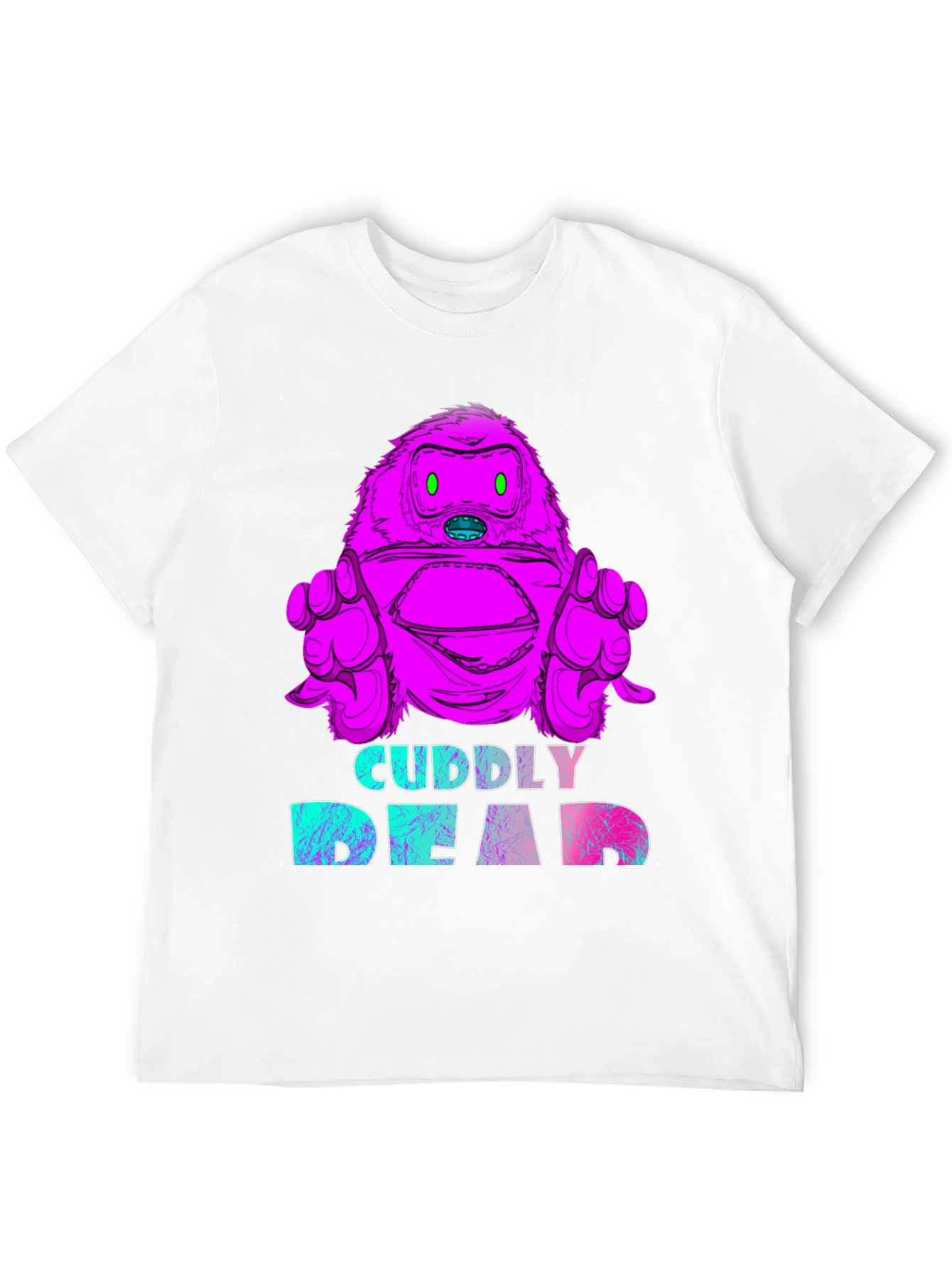 Cuddly Dead Monster Graphic Tee - Black