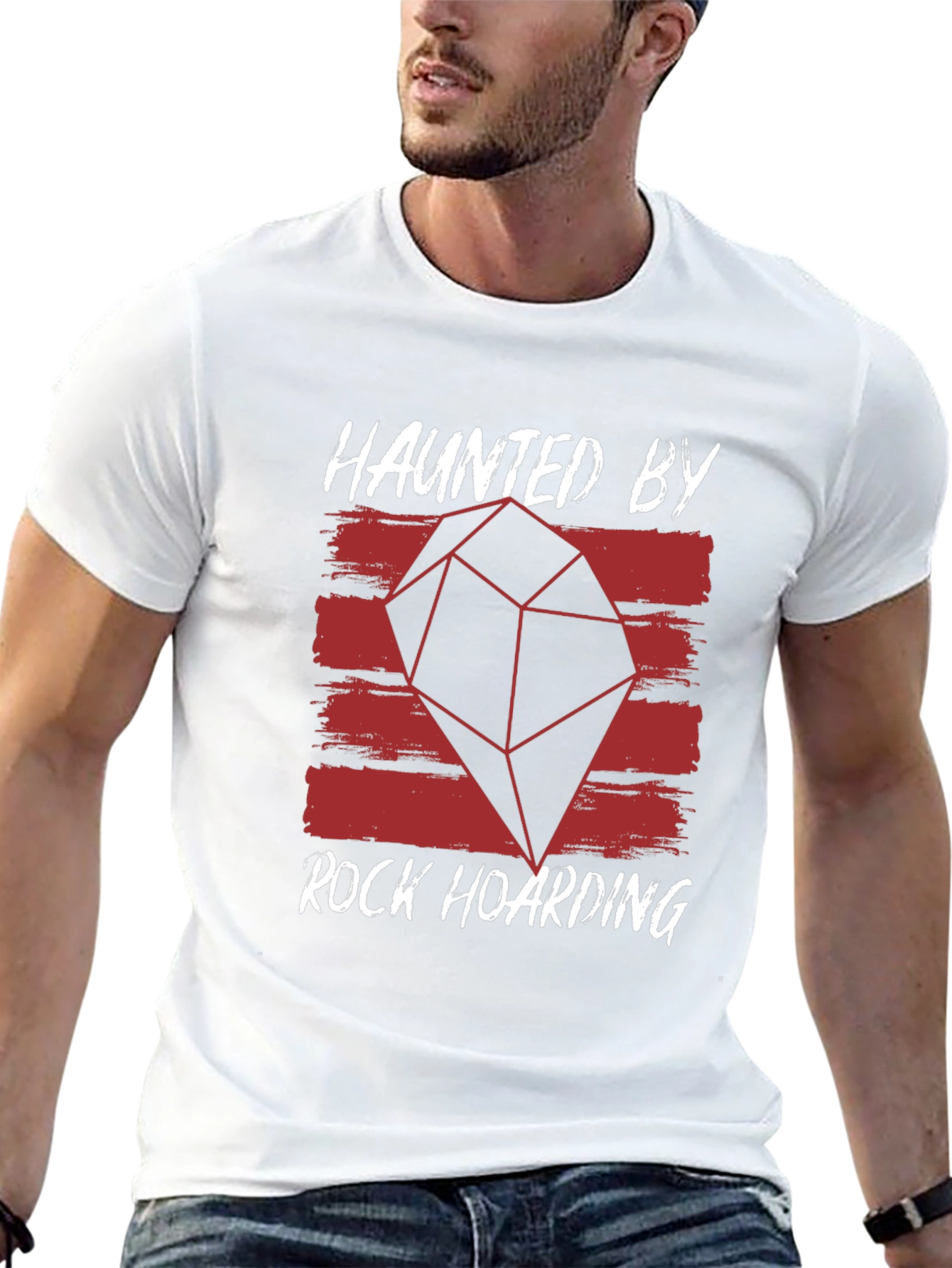 Haunted By Rock Hoarding Graphic Tee