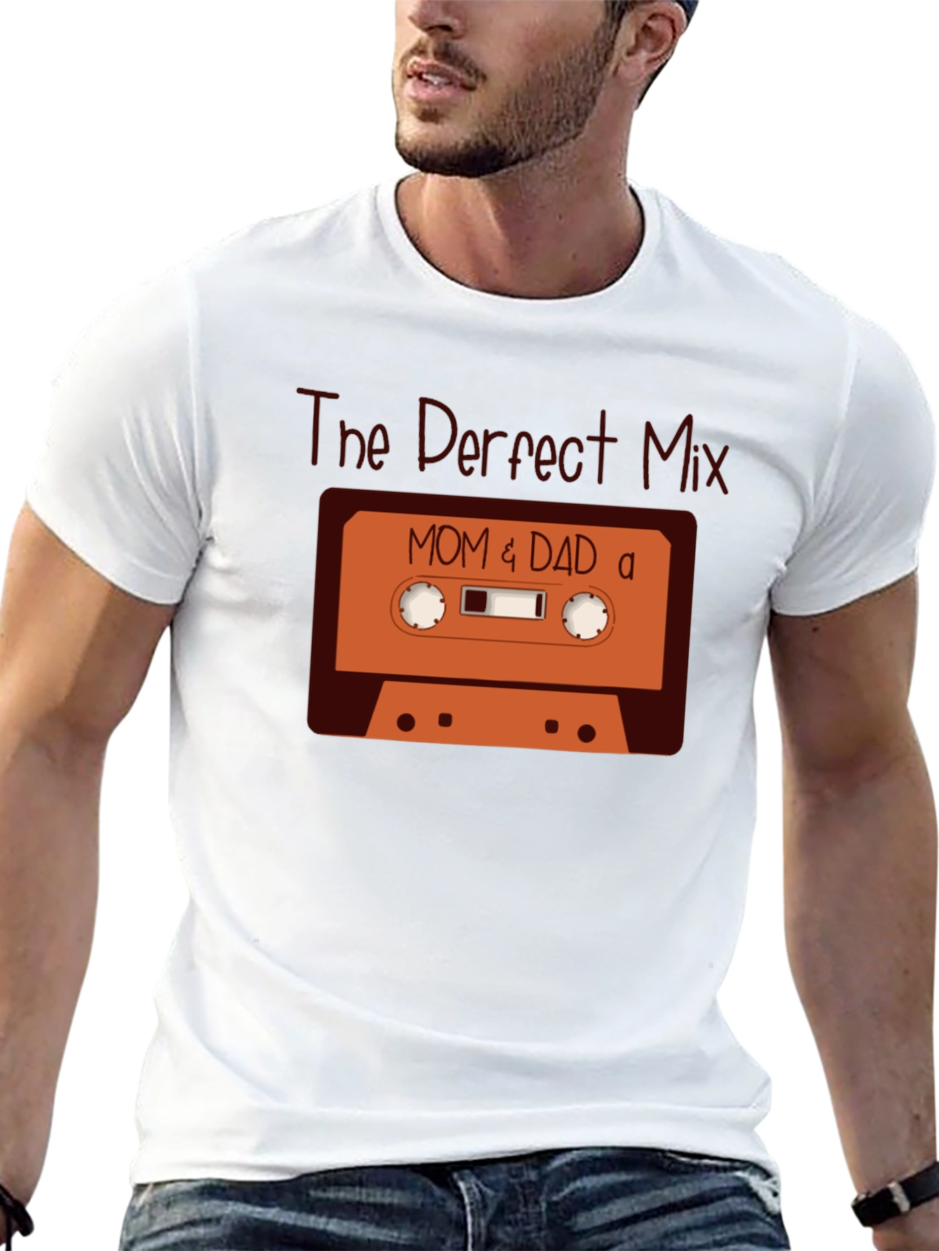 The Perfect Mix: Mom & Dad Cassette Tape T-Shirt